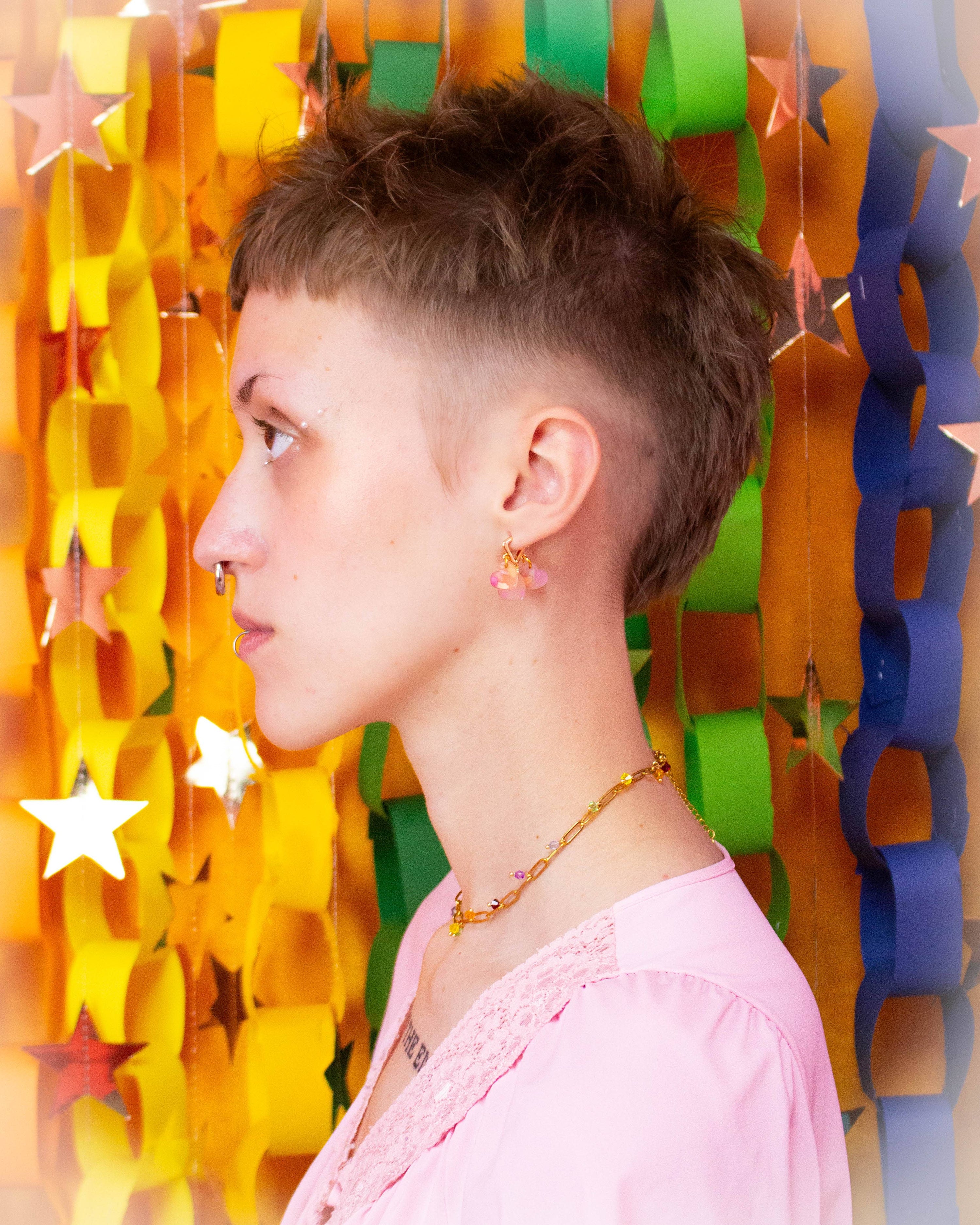 Dainty Trio Heart Pride Earrings