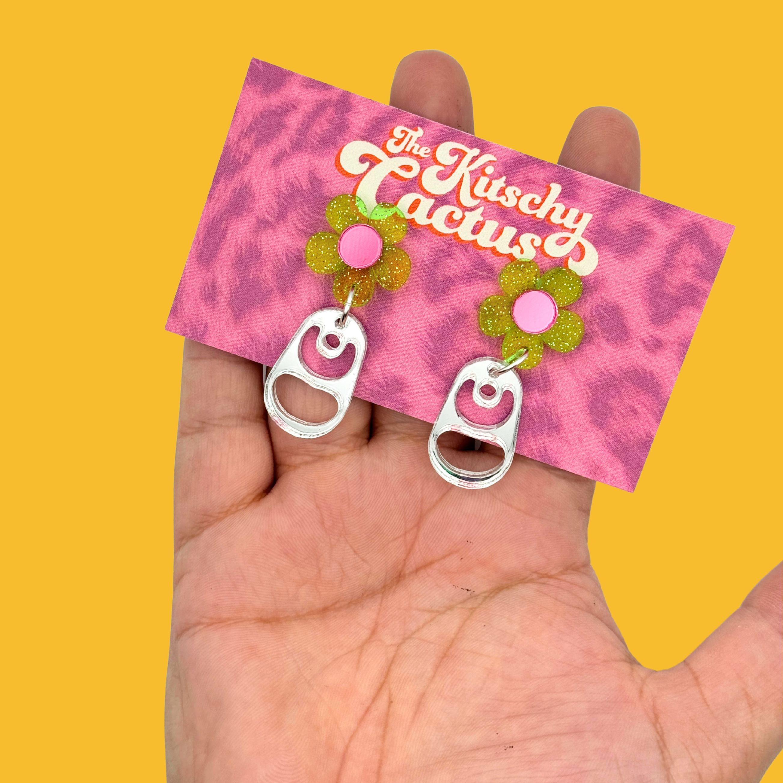 Wannabe- Soda Can Tab Earrings