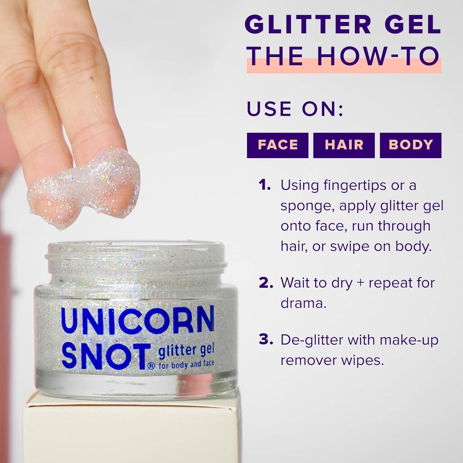 Original Glitter Gel - Disco (Silver)