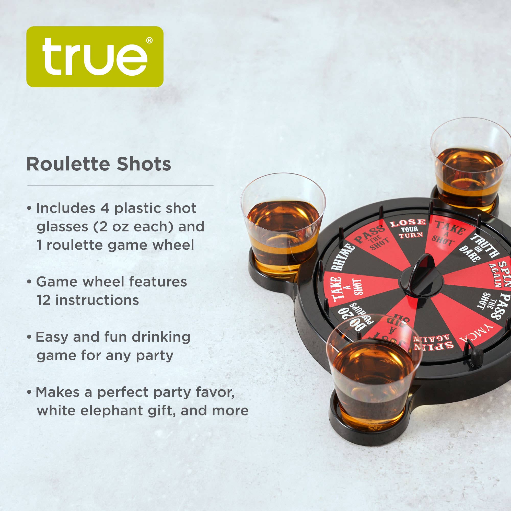 Roulette Shots Party Shot Drinking Board Game