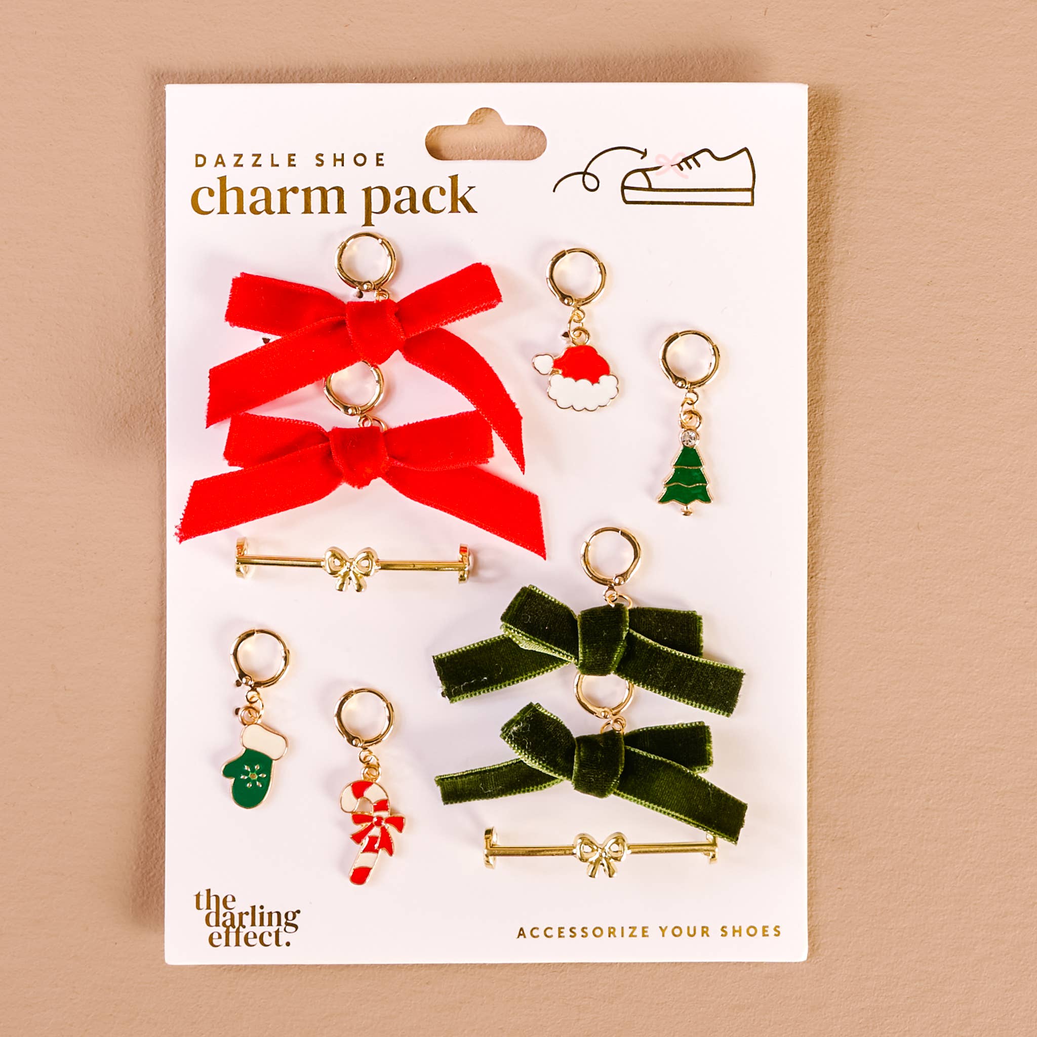 Dazzle Shoe Charm Pack-Very Merry