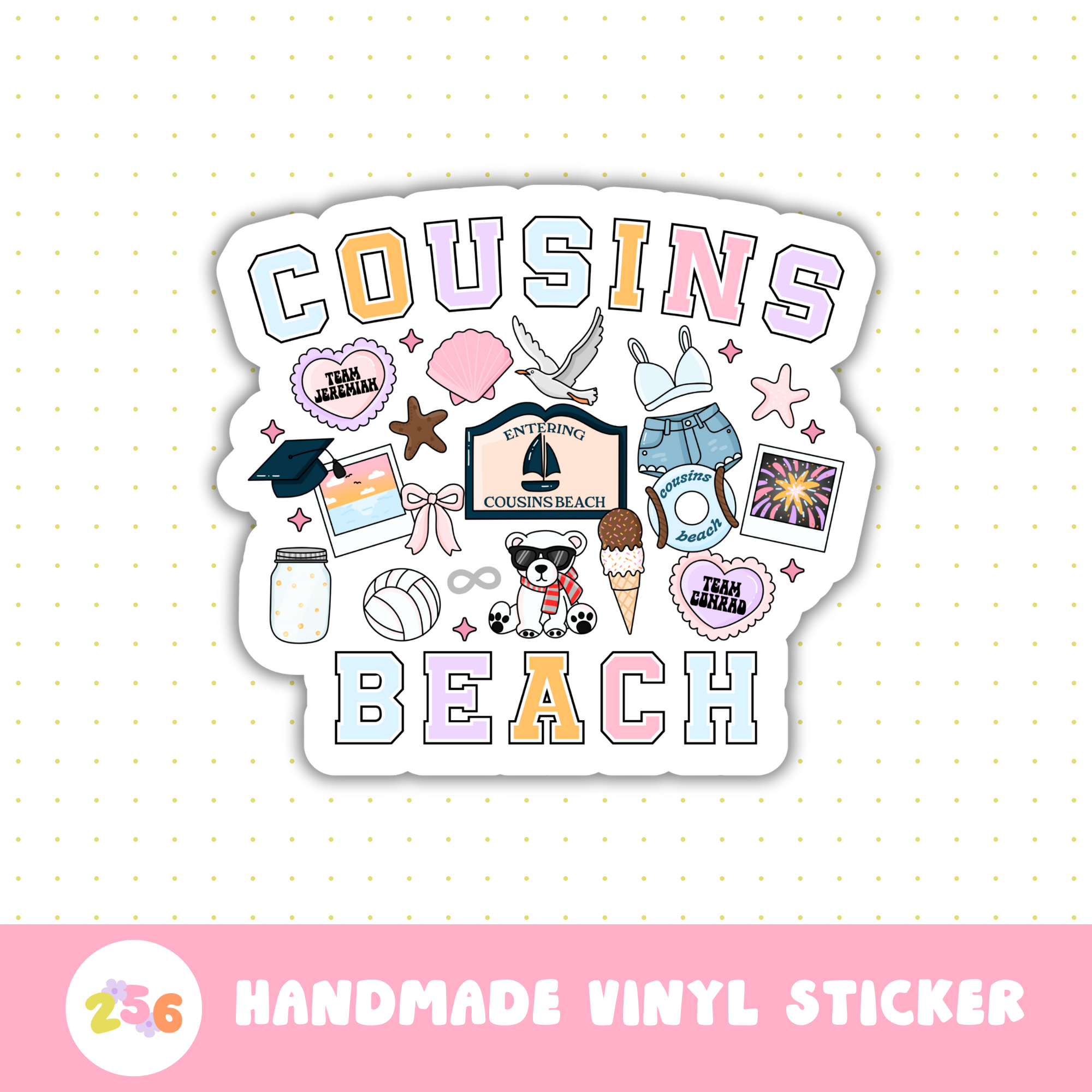 Cousins Beach Sticker