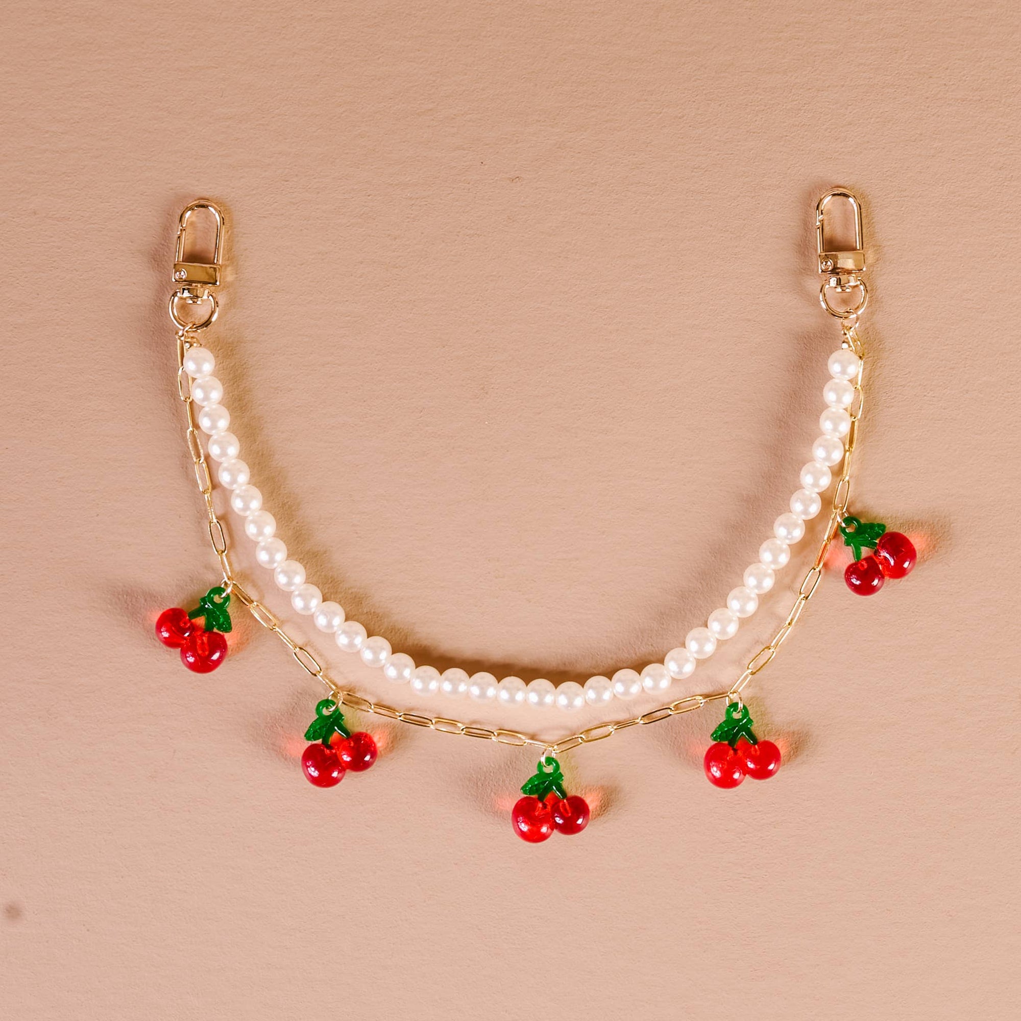 Necklace Bag Charm-Cherried Away