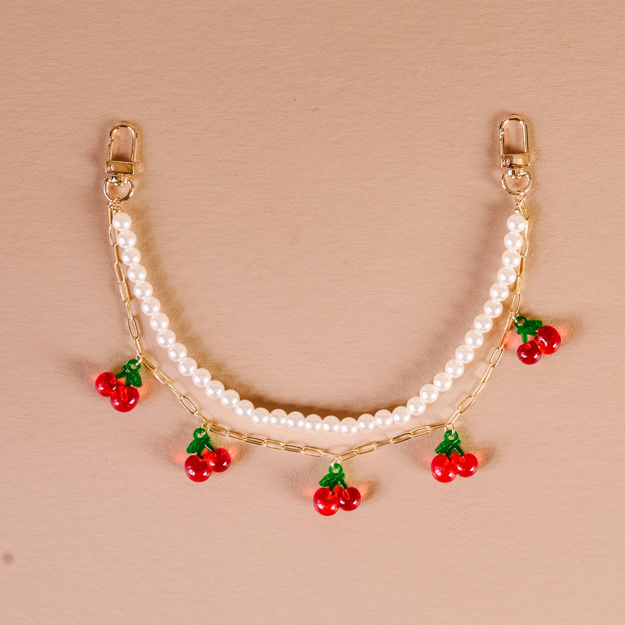 Necklace Bag Charm-Cherried Away
