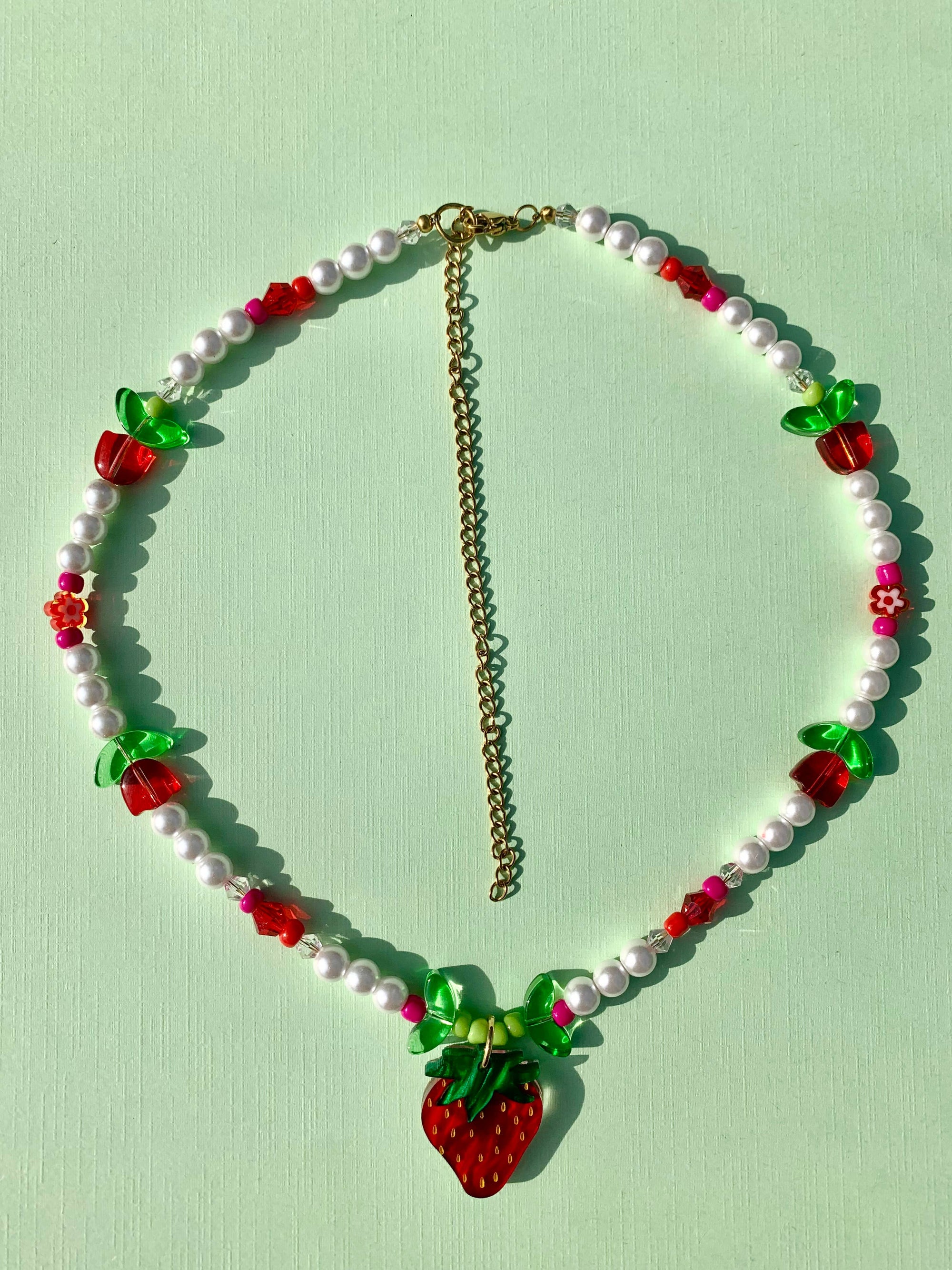 Baby Berry Beaded Necklace