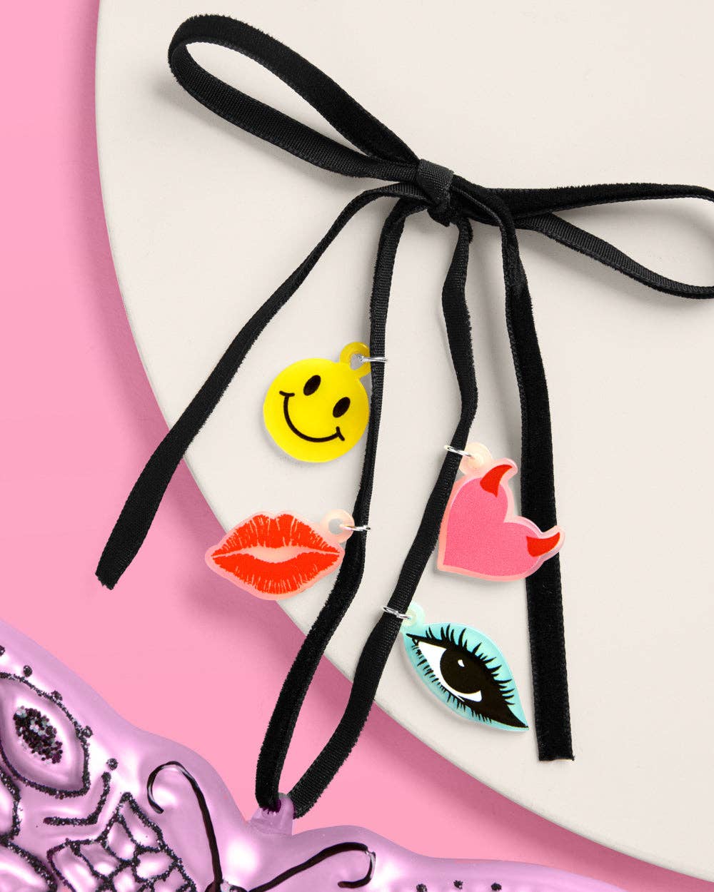 Butterfly Christmas Ornament w charms 5.5" Olivia Rodrigo