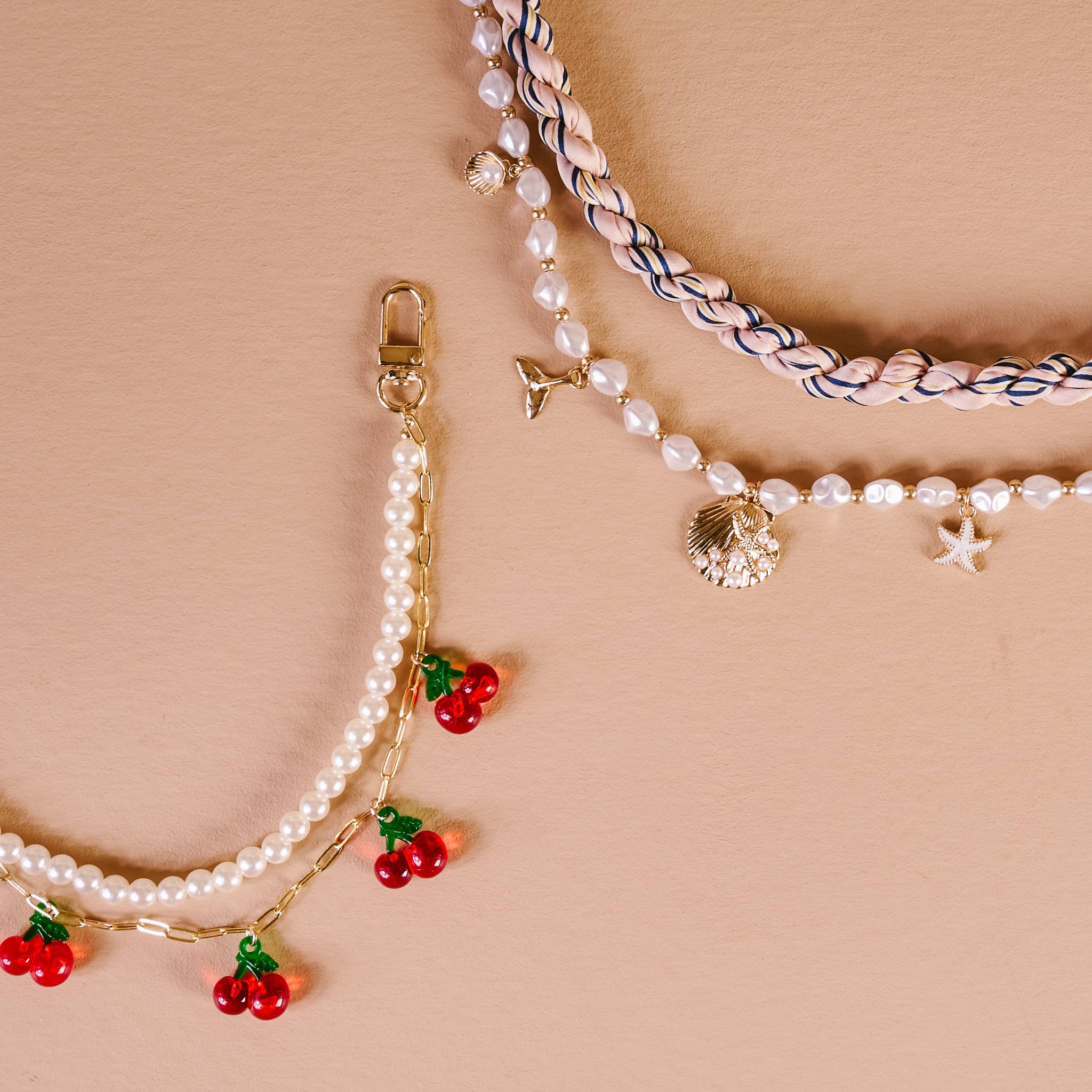 Necklace Bag Charm-Cherried Away