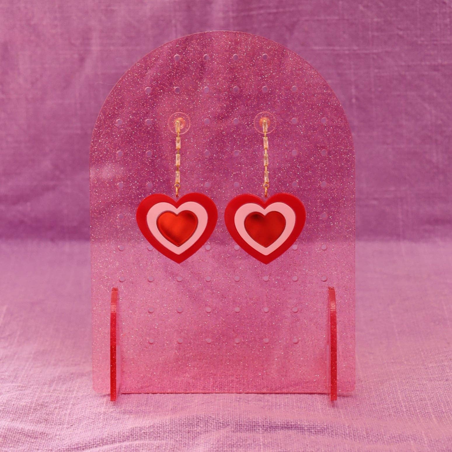 Groovy Heart Earrings