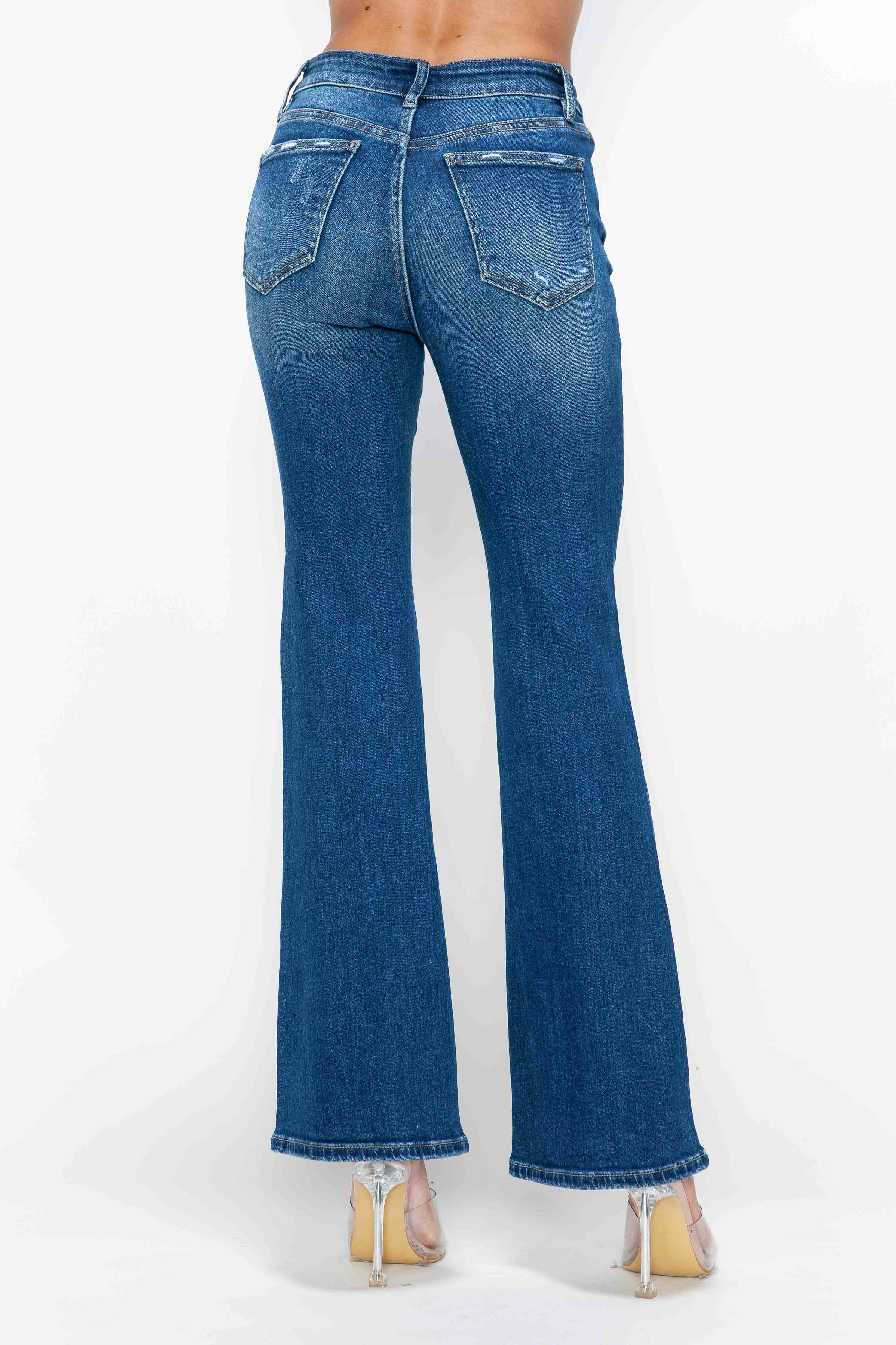 High Rise Boot Cut Jeans