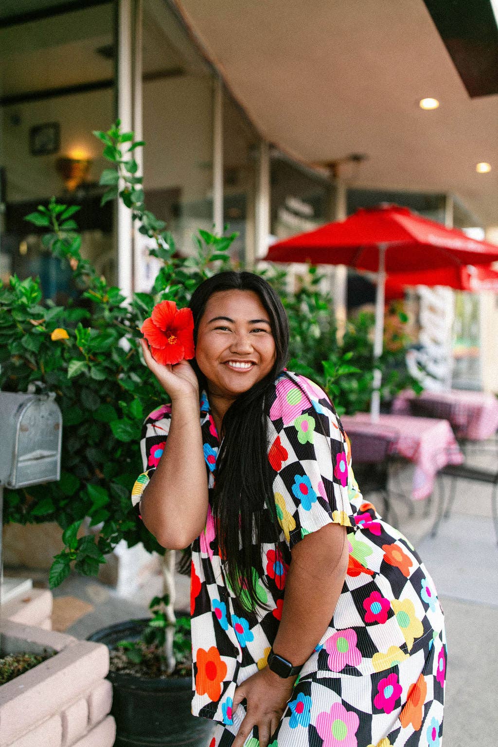 TABY ORIGINAL: In My Blooming Era Plisse Set IN SIZES XS-5X***