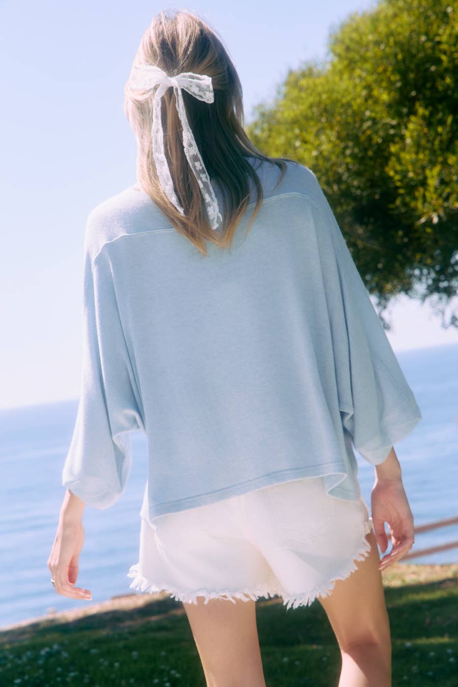 Soft Knit Loose-fit Pullover Top (Plus)