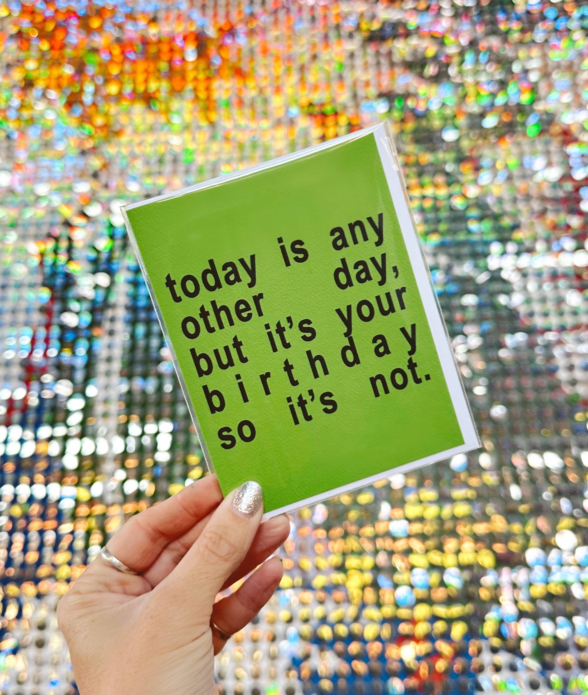 BIRTHDAY BRAT - greeting card