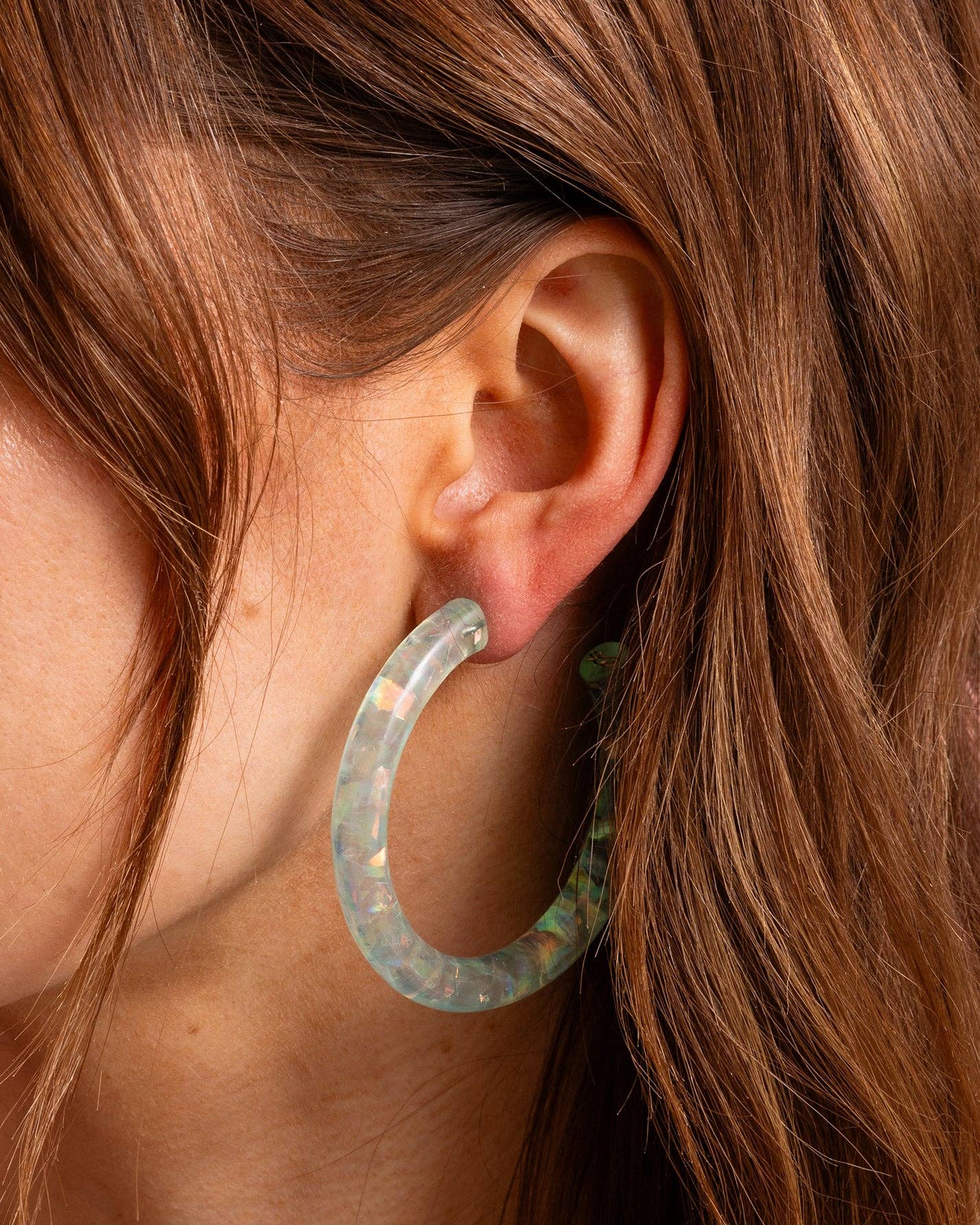Confetti Hoop Earrings