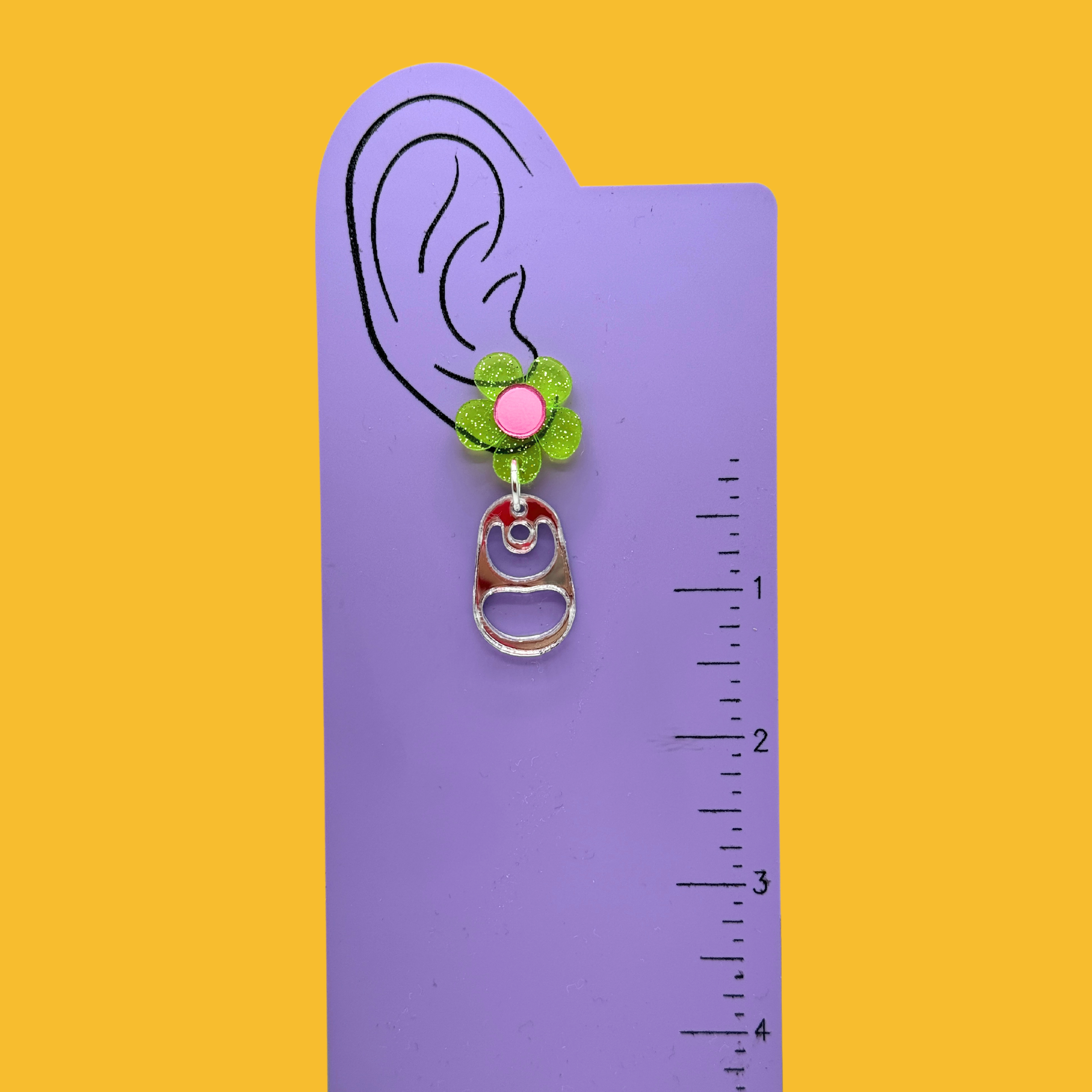 Wannabe- Soda Can Tab Earrings