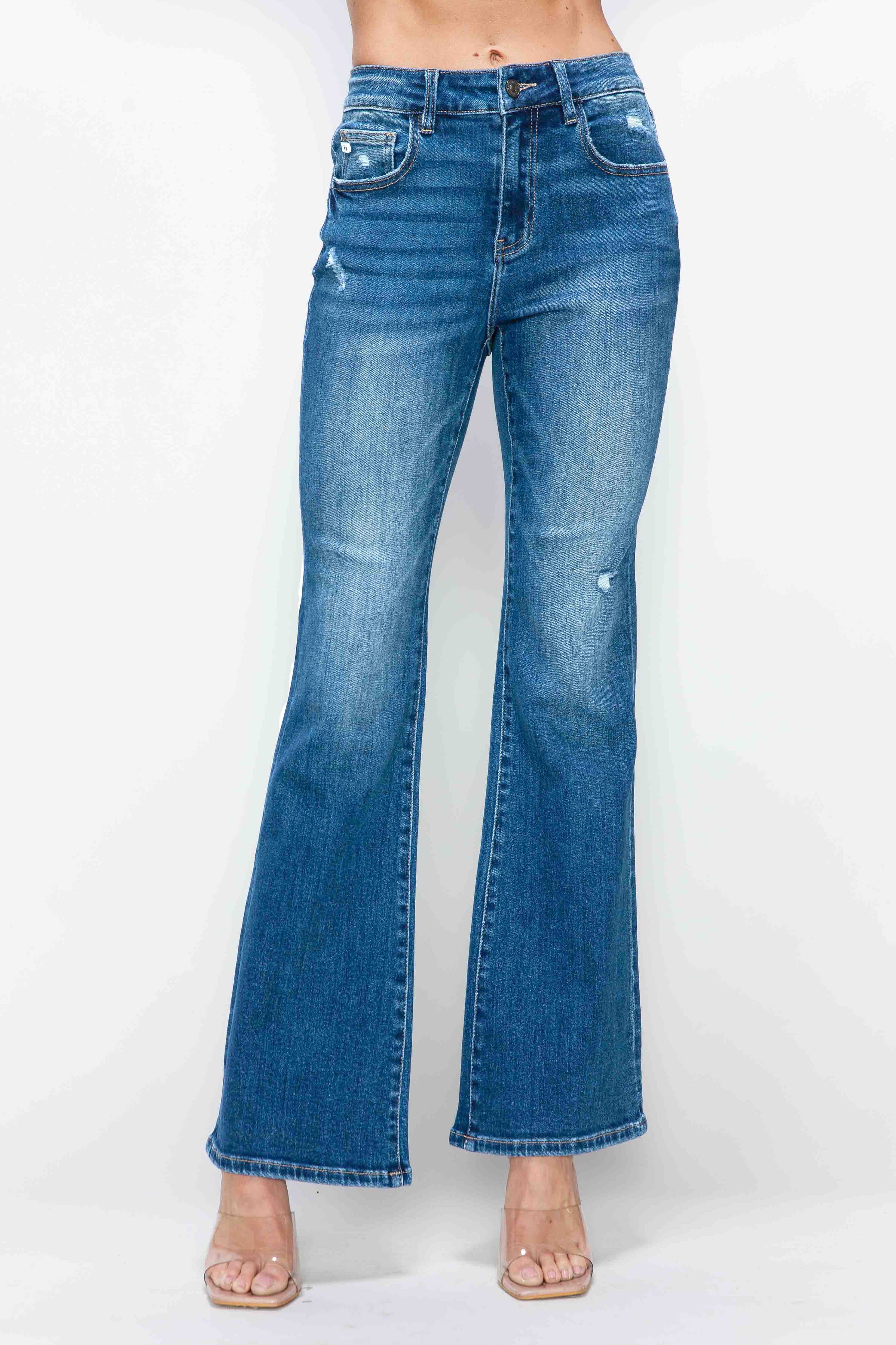 High Rise Boot Cut Jeans