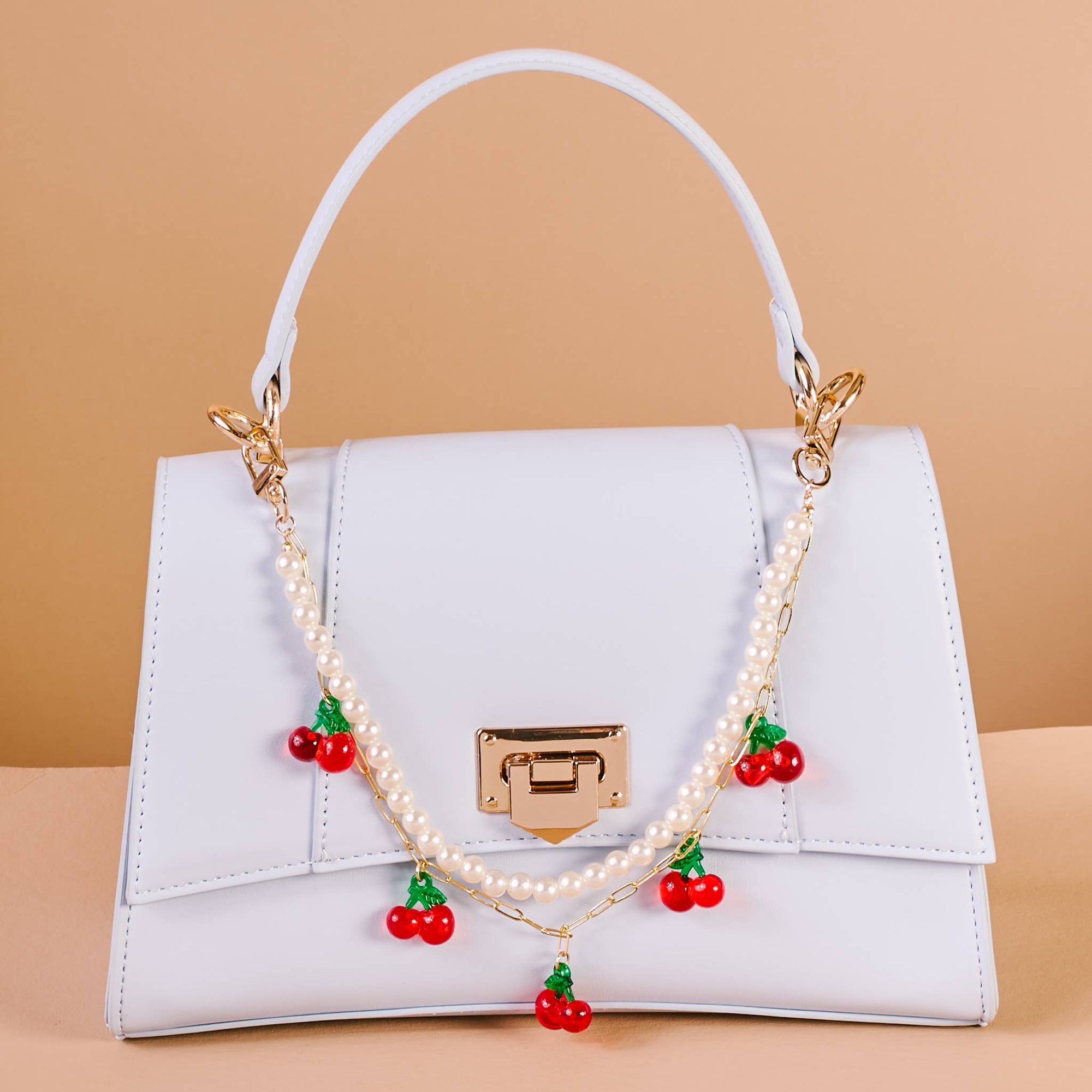 Necklace Bag Charm-Cherried Away