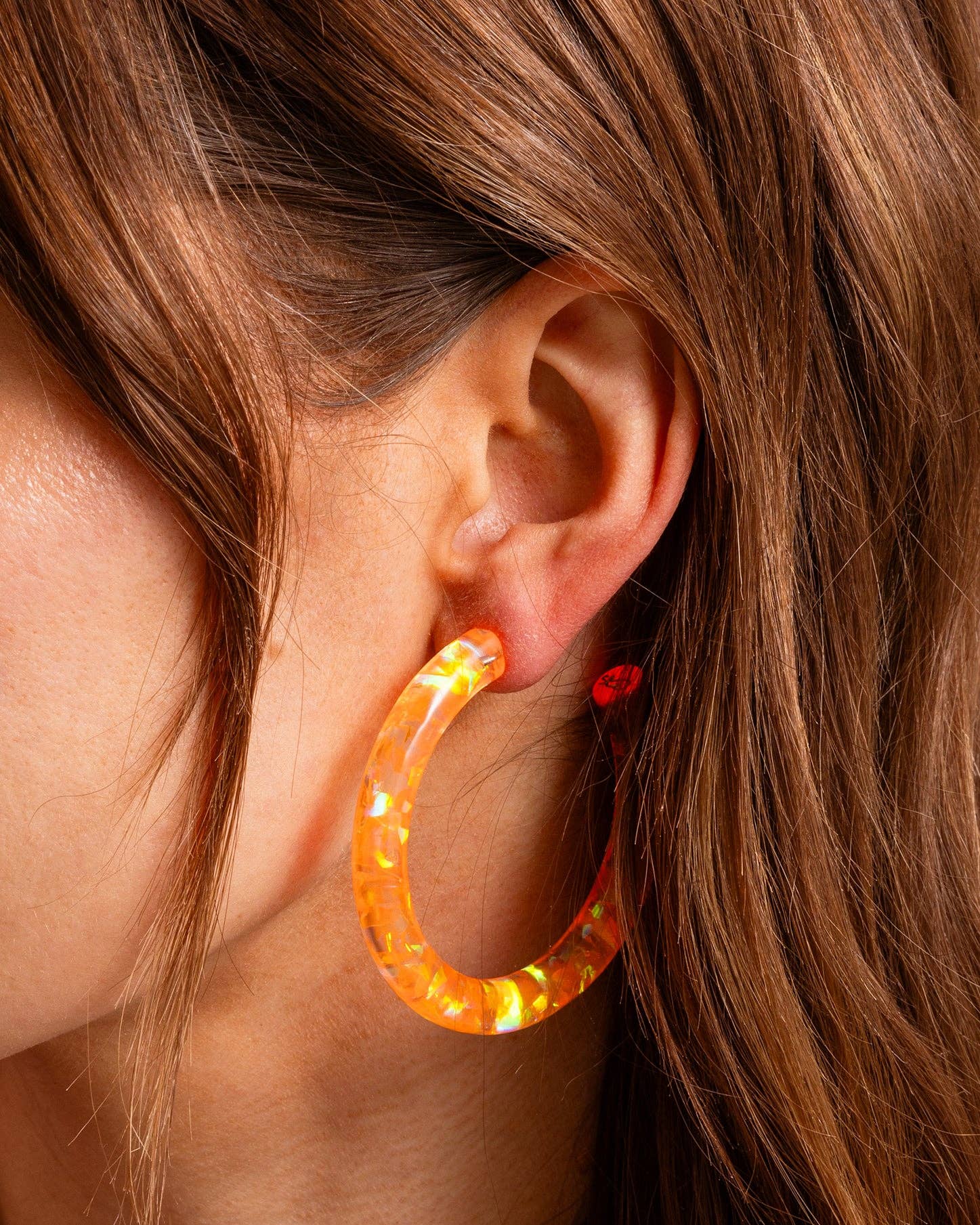 Confetti Hoop Earrings