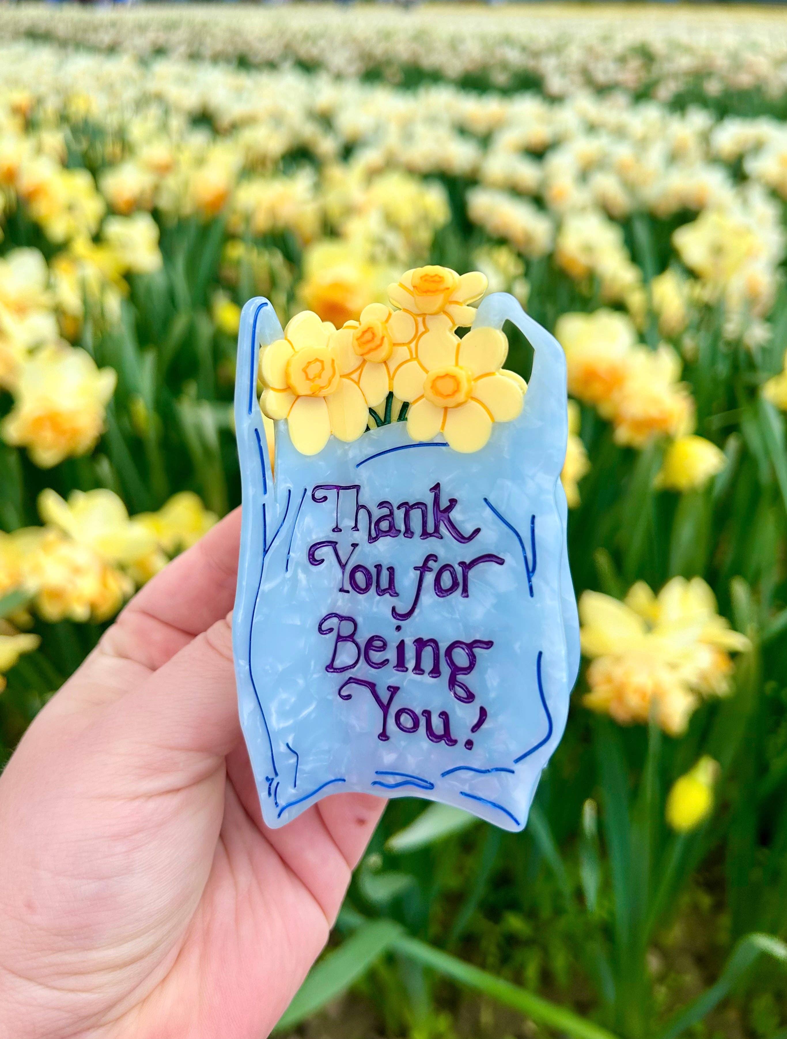 Thank You Bag Hair Claw TPF x Lindsey Cherek Waller