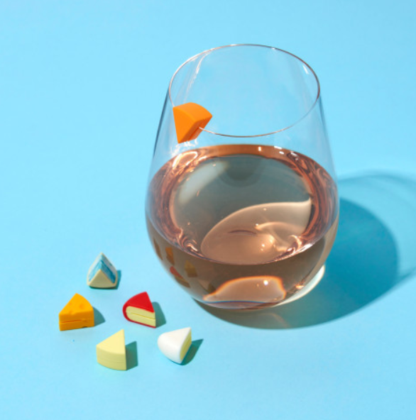 TrueZoo Cheese - Please Silicone Glass Markers - Set of 6