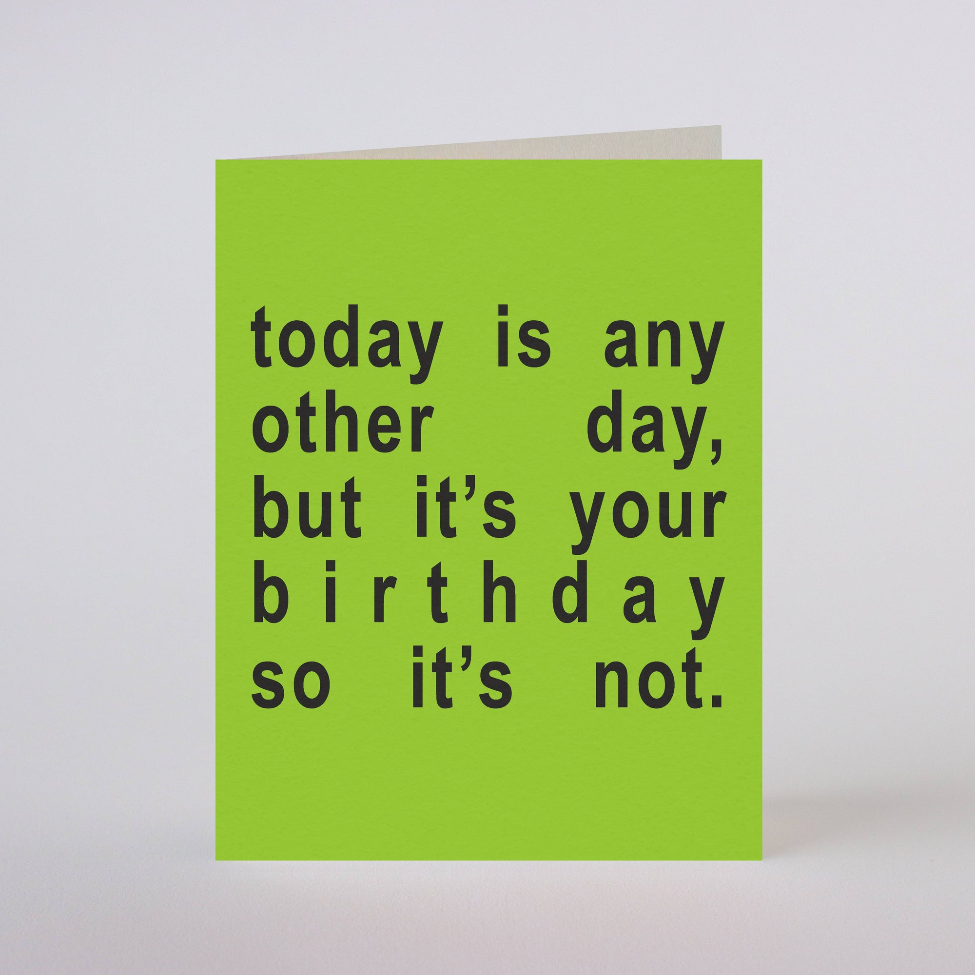 BIRTHDAY BRAT - greeting card