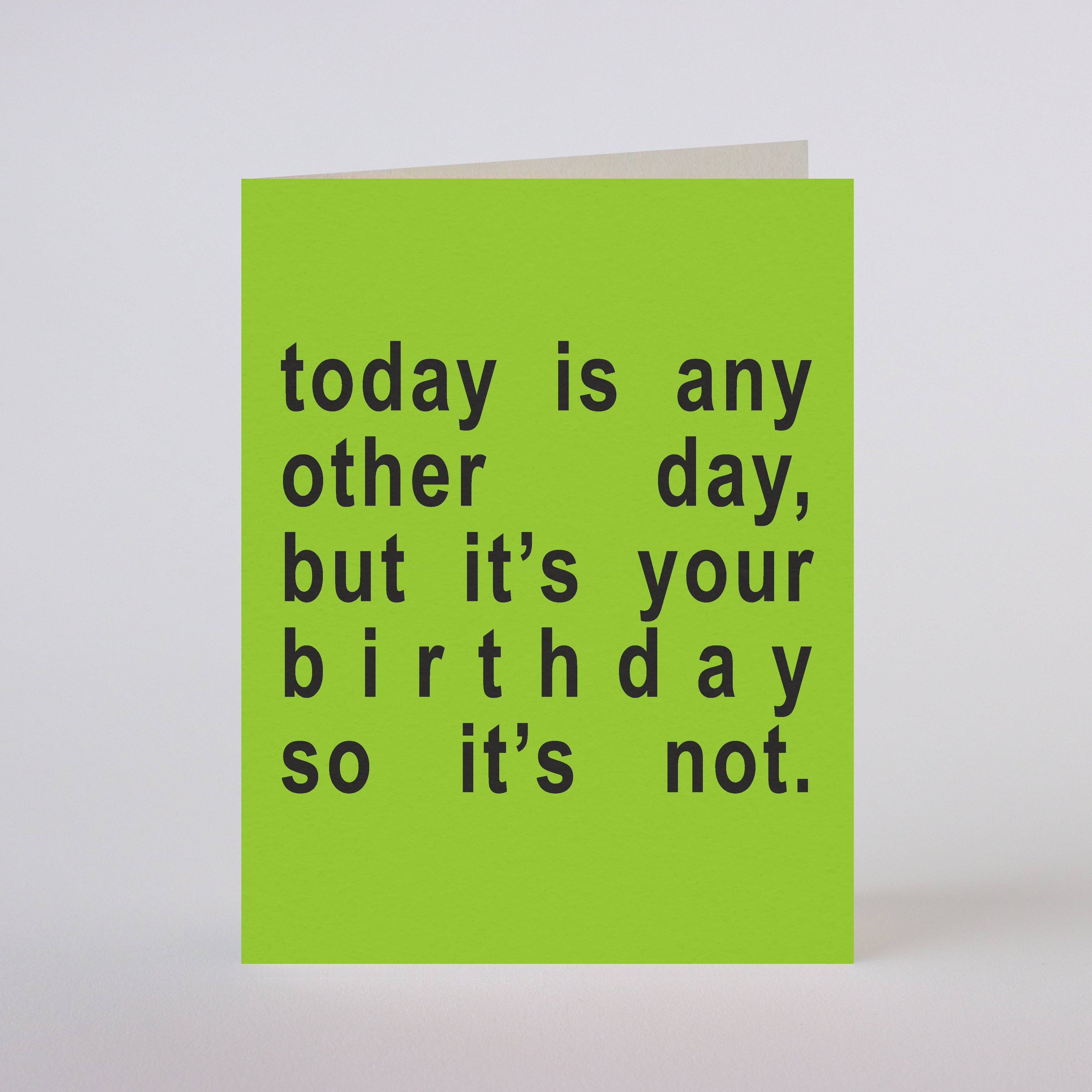 BIRTHDAY BRAT - greeting card