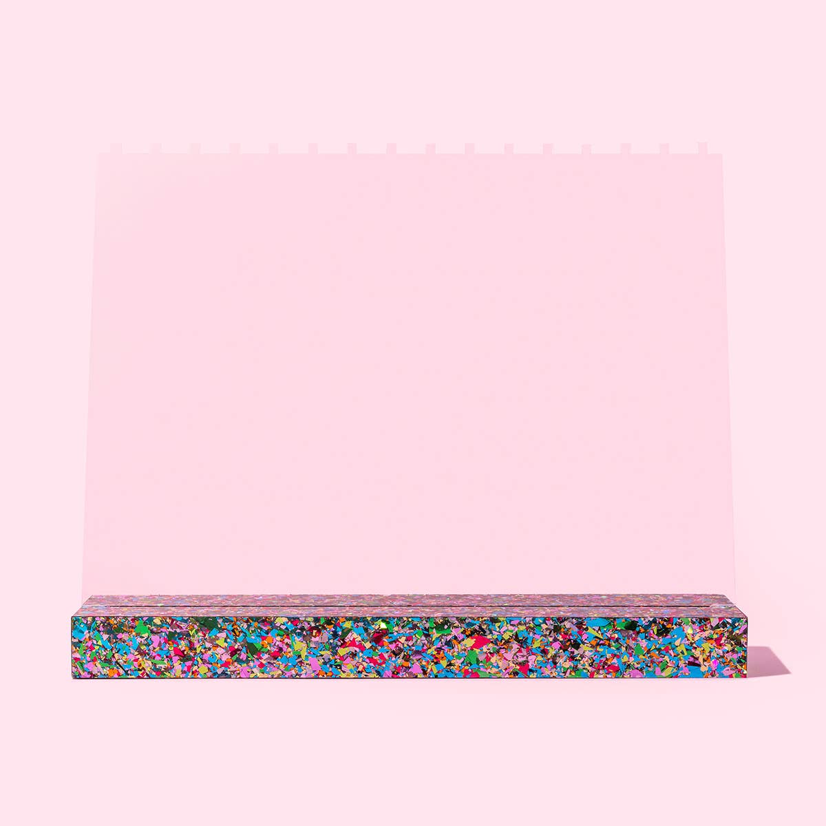 Rainbow Confetti Initial Necklace