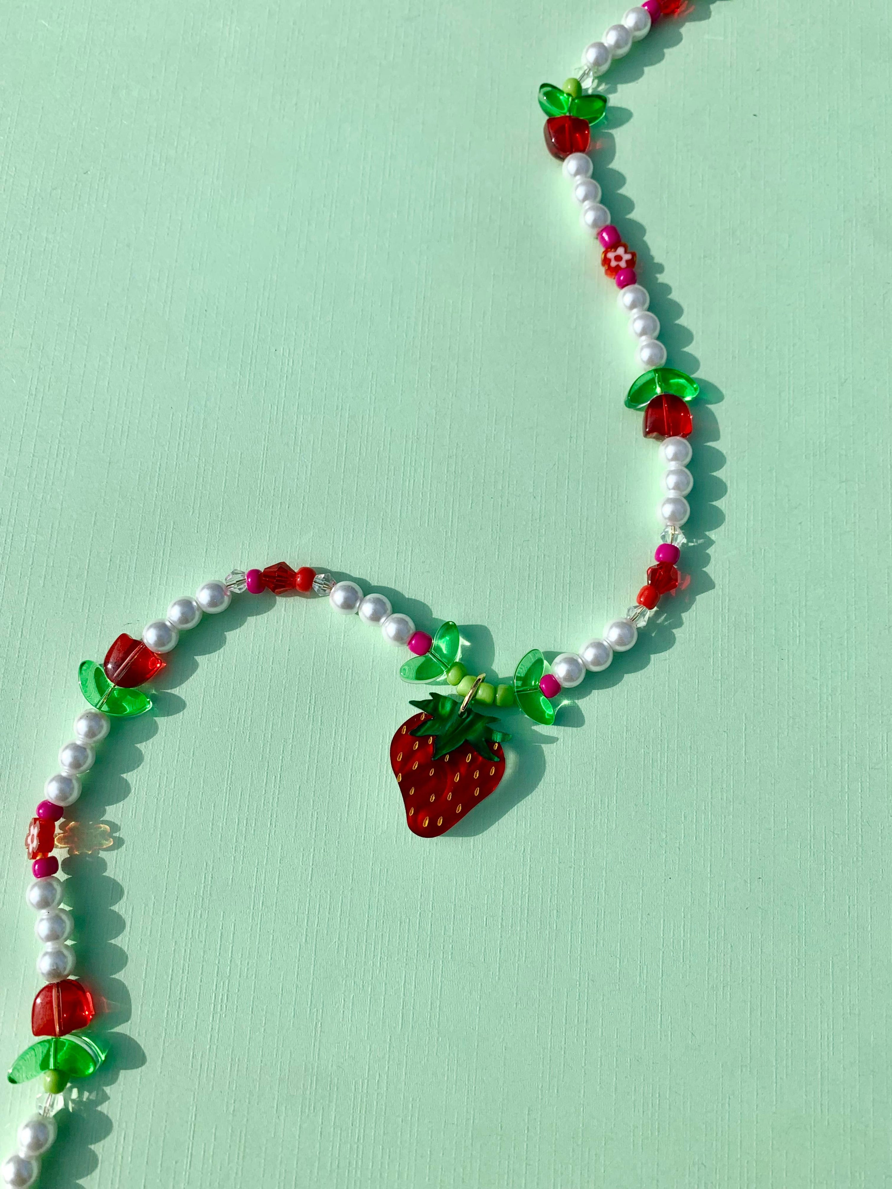 Baby Berry Beaded Necklace