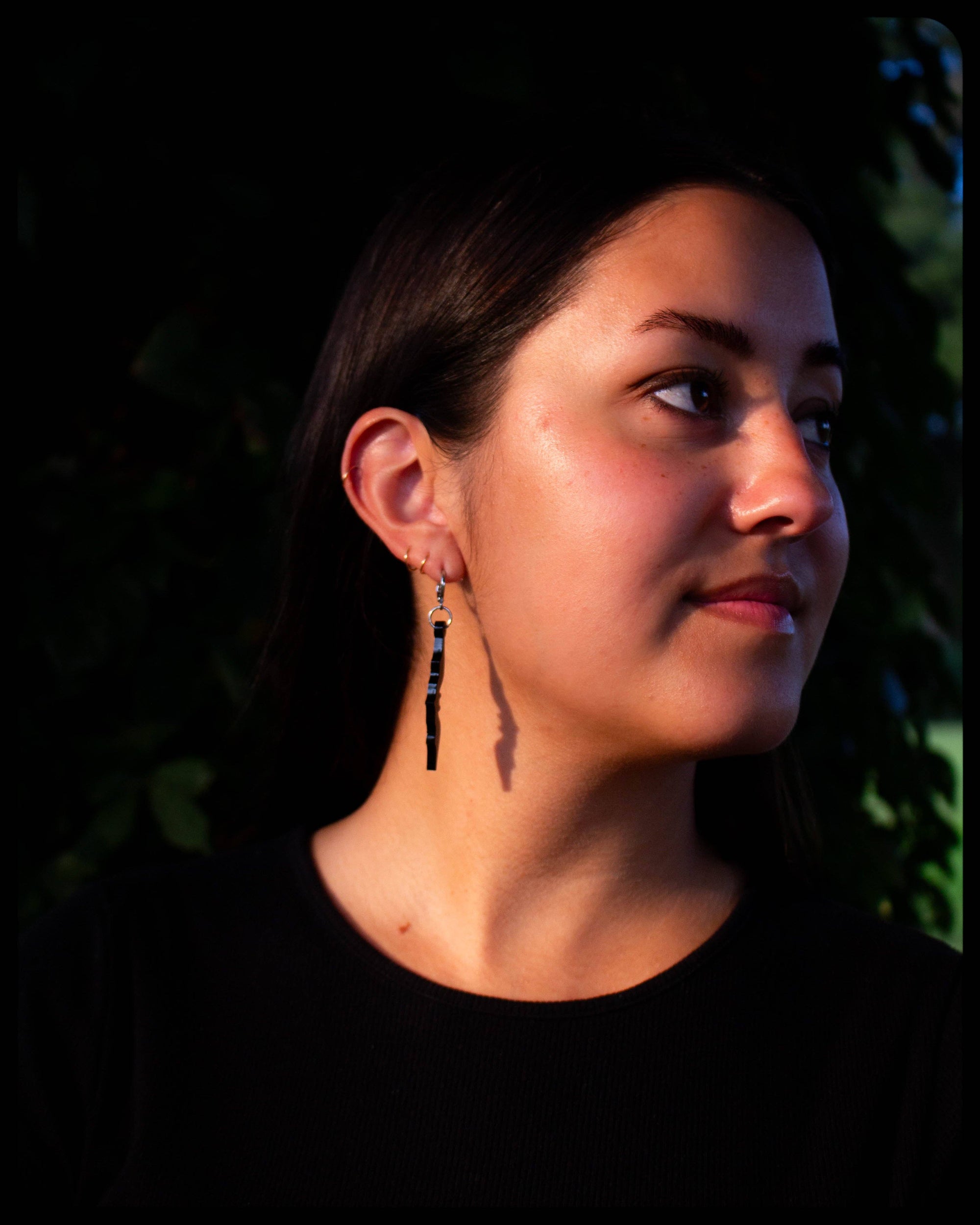 Feeling Batty Charm Earring