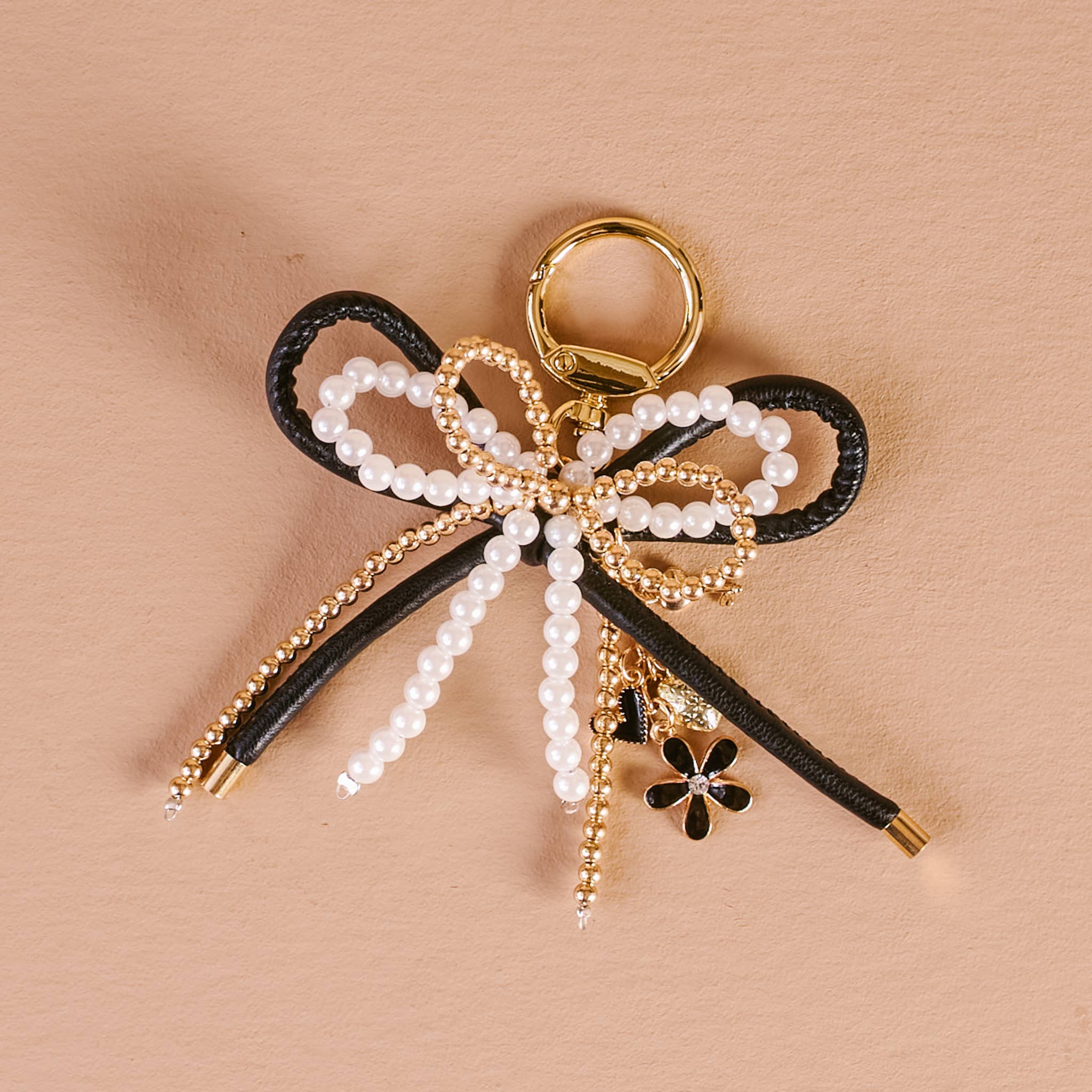 Layered Bows Bag Charm-Luxe Glam