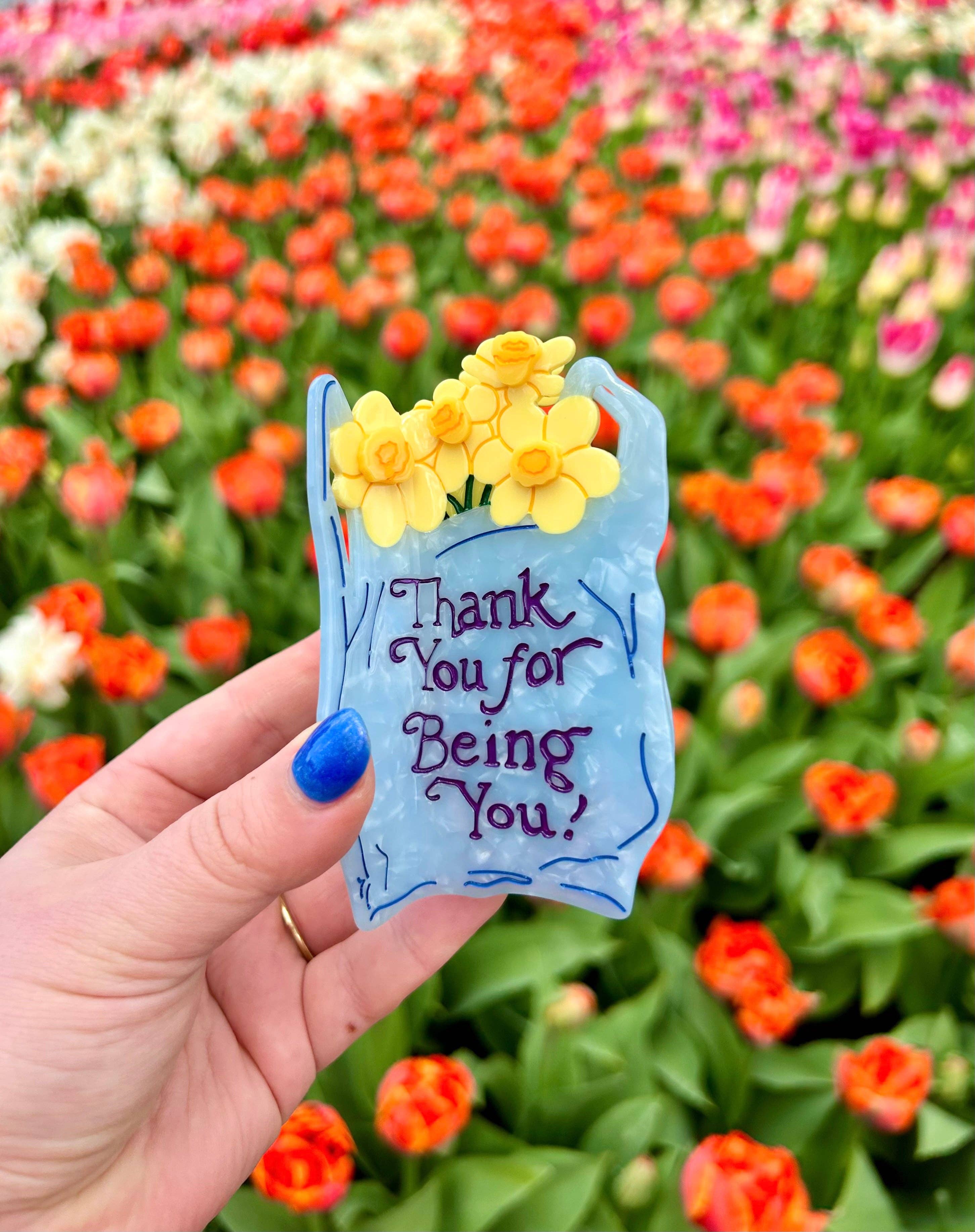 Thank You Bag Hair Claw TPF x Lindsey Cherek Waller