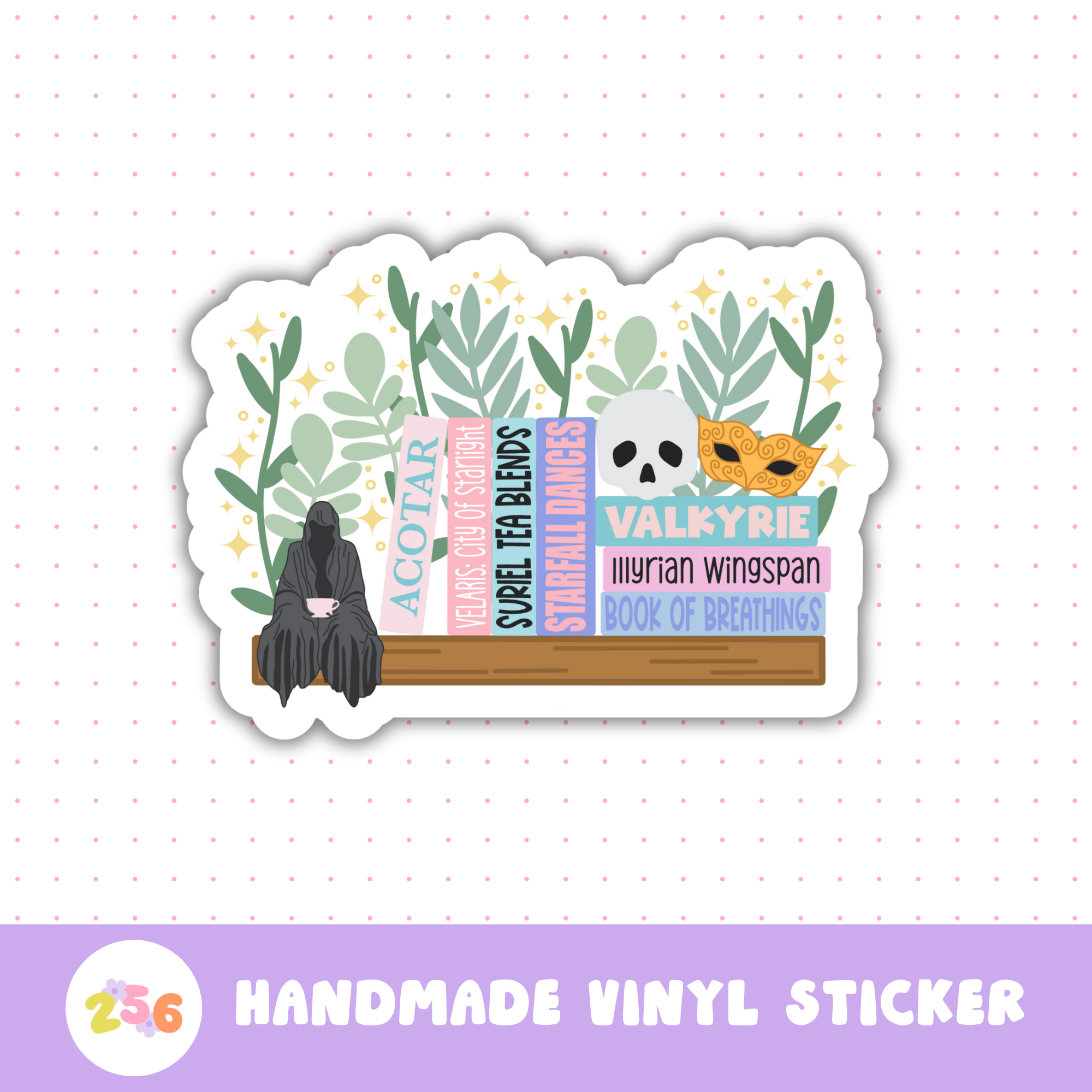 ACOTAR Shelf Sticker