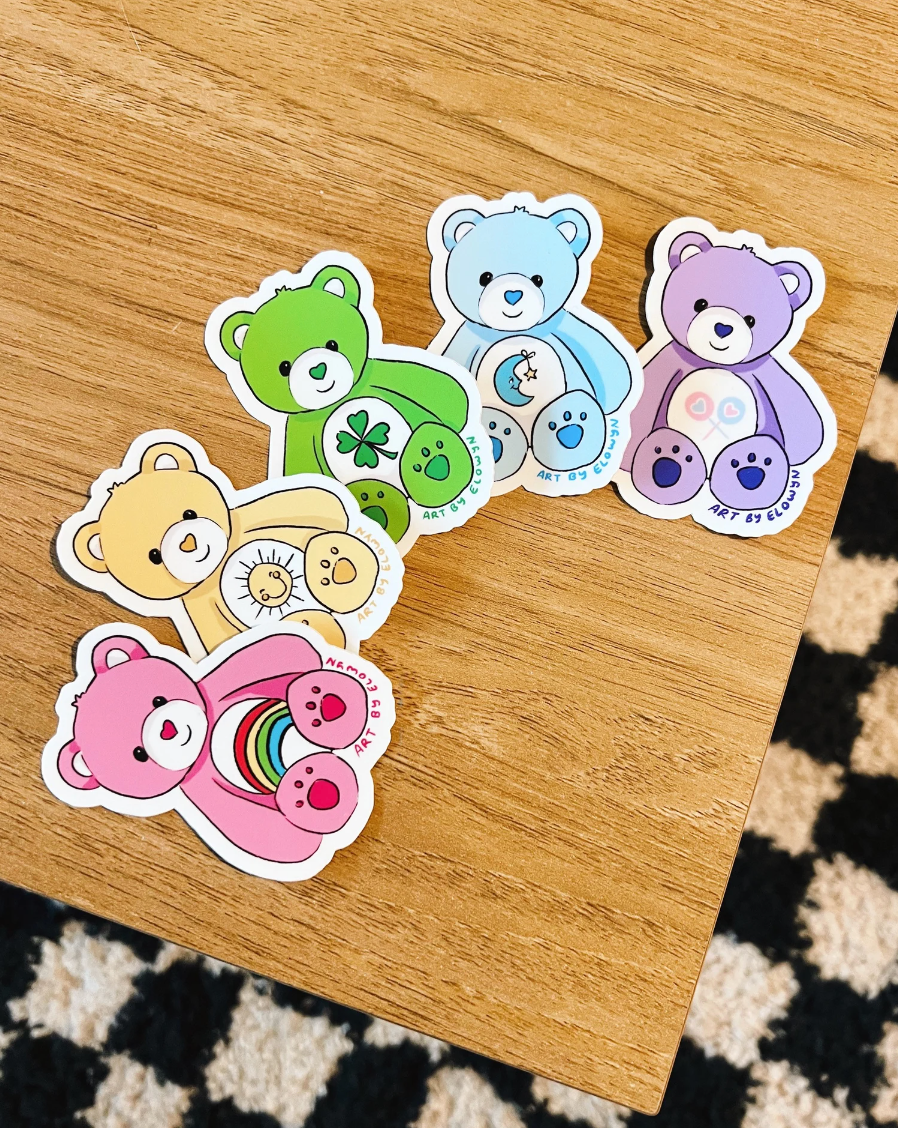 Rainbow Bear Sticker