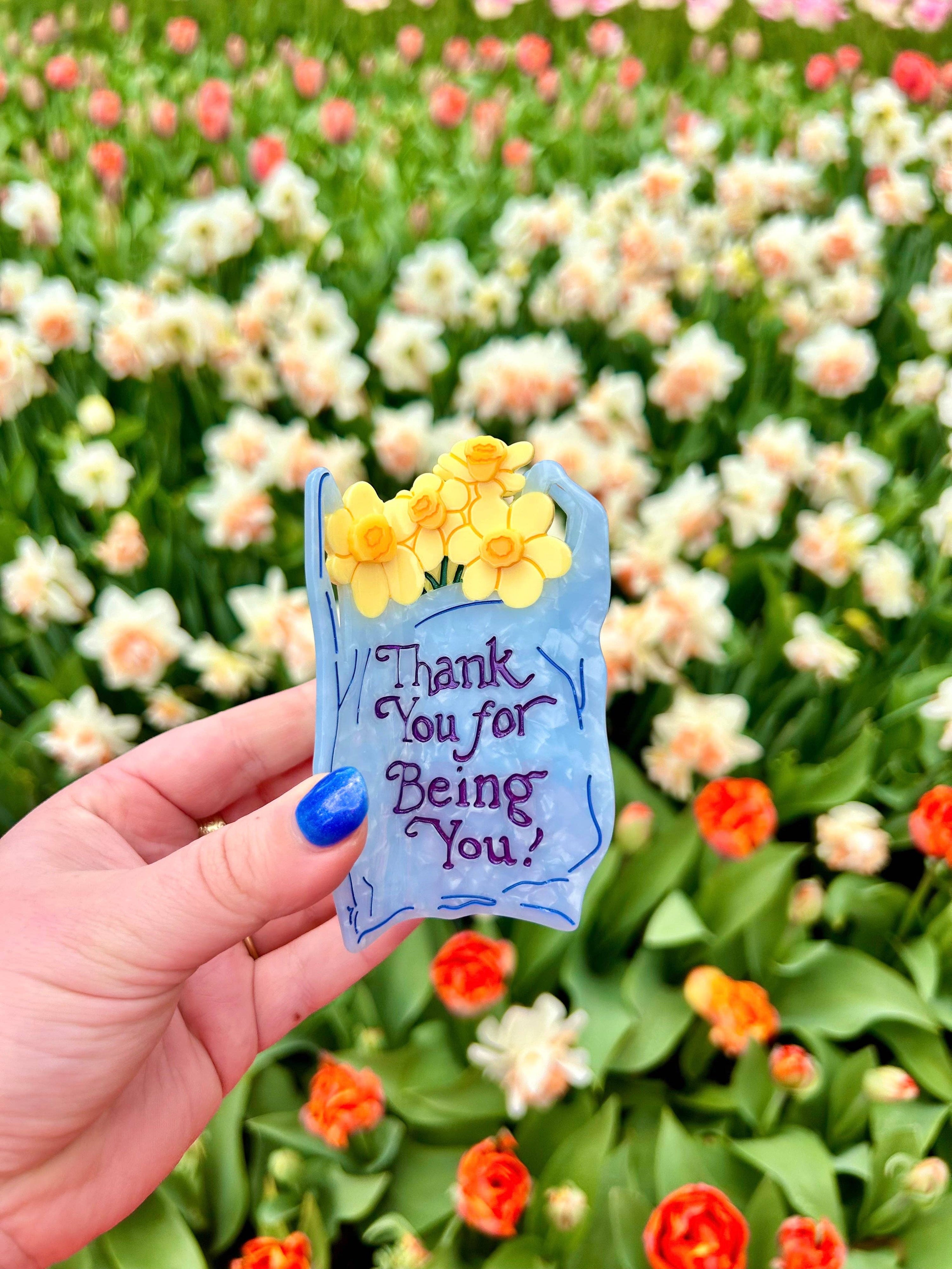 Thank You Bag Hair Claw TPF x Lindsey Cherek Waller