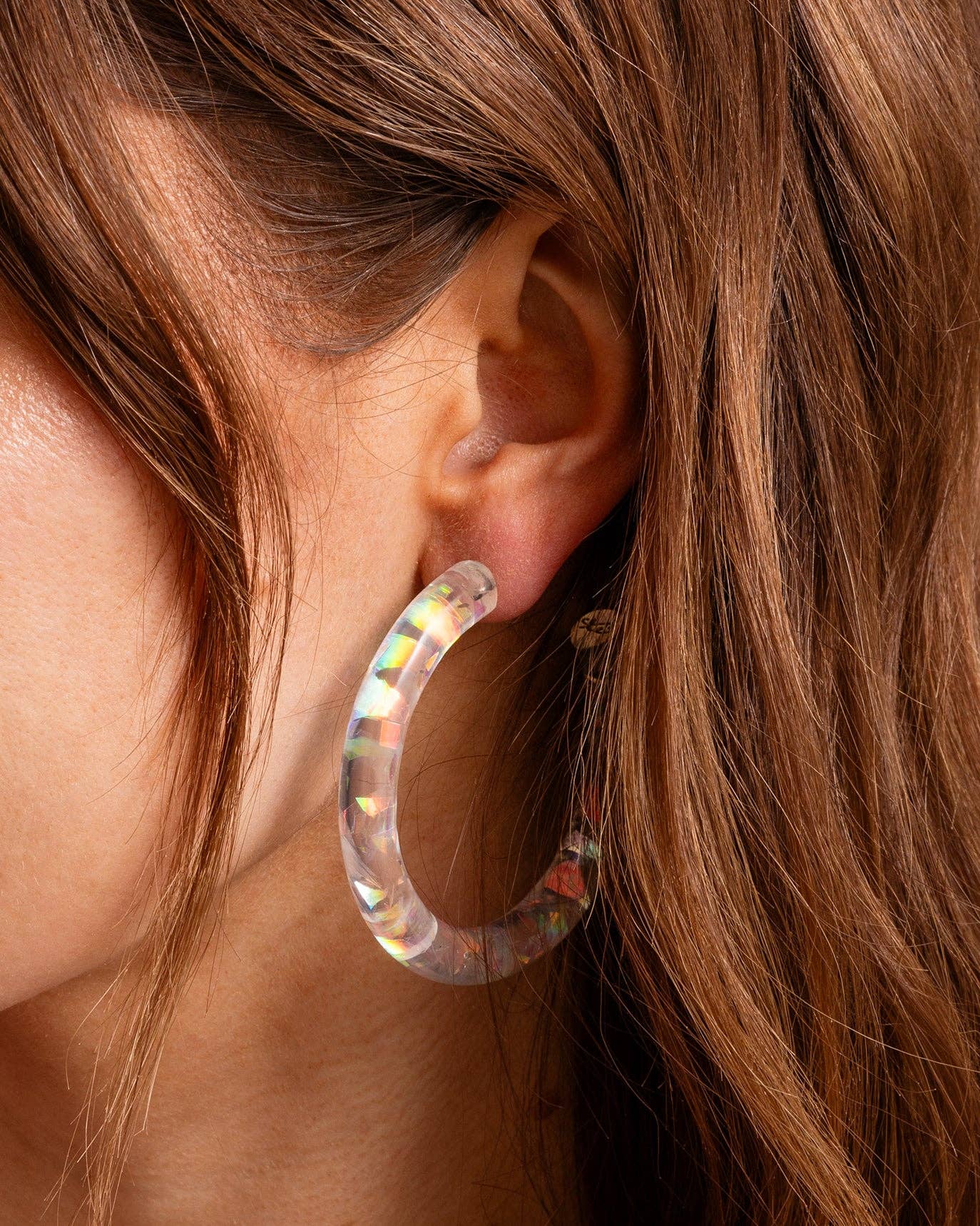 Confetti Hoop Earrings