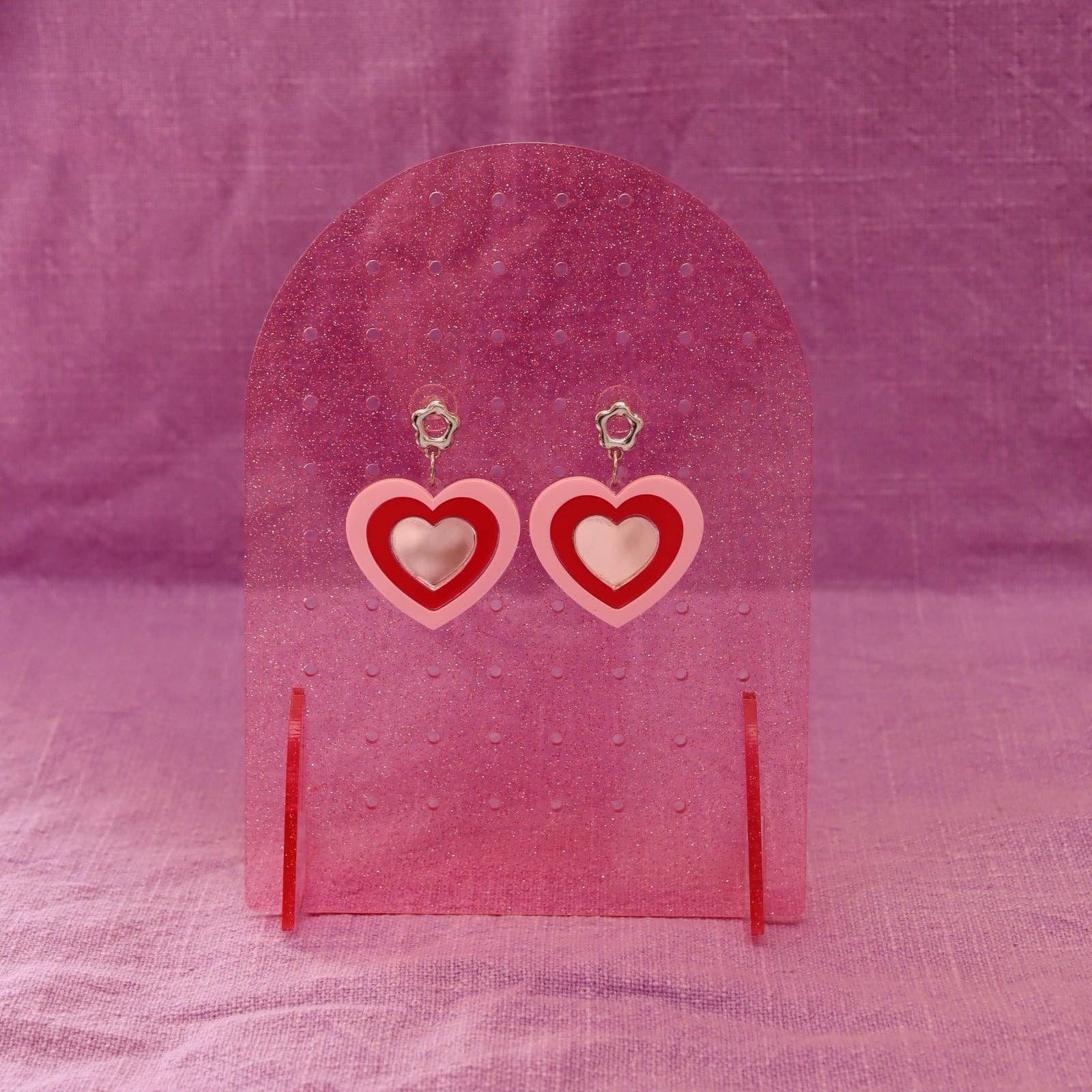 Groovy Heart Earrings