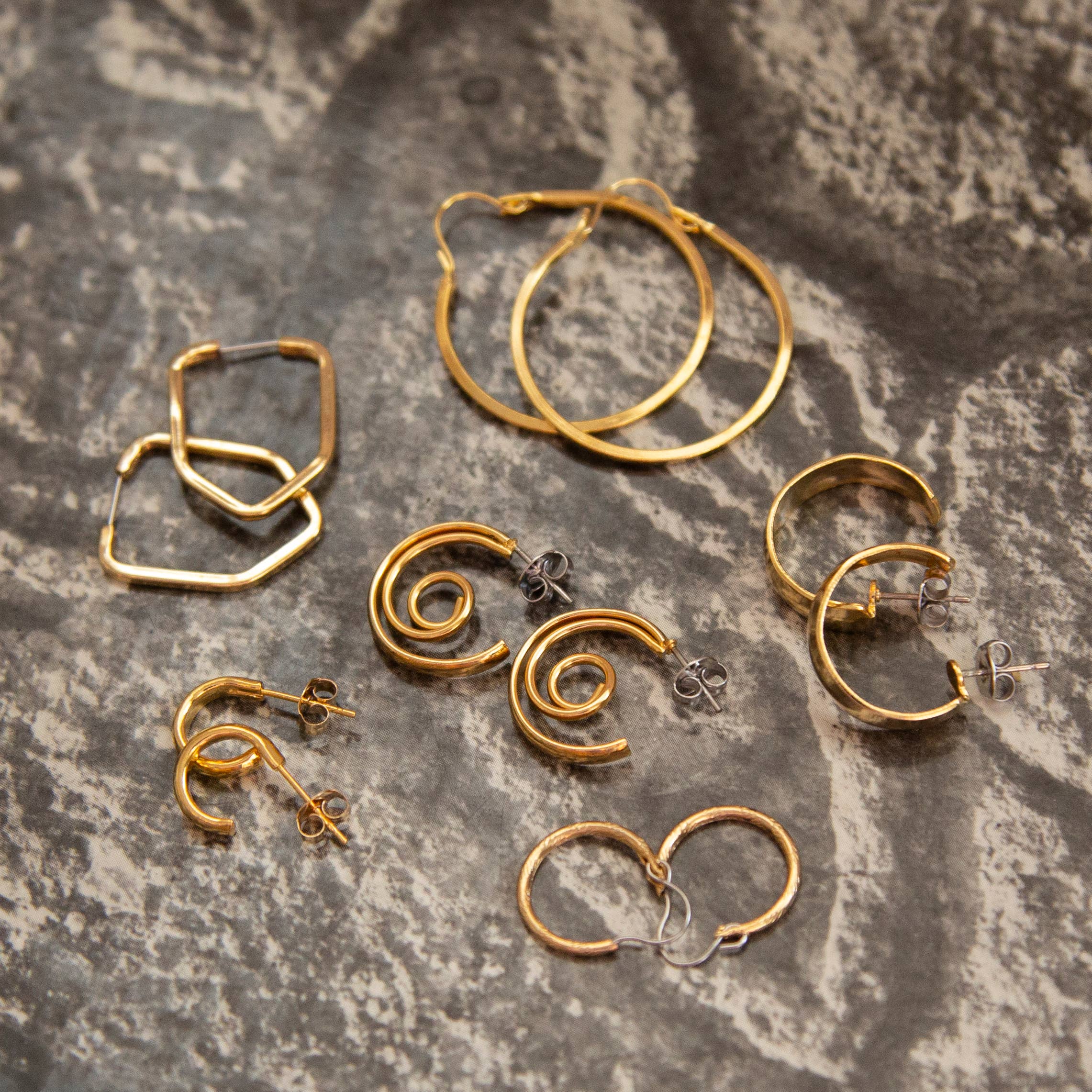 Vintage Gold Hoops - Variety