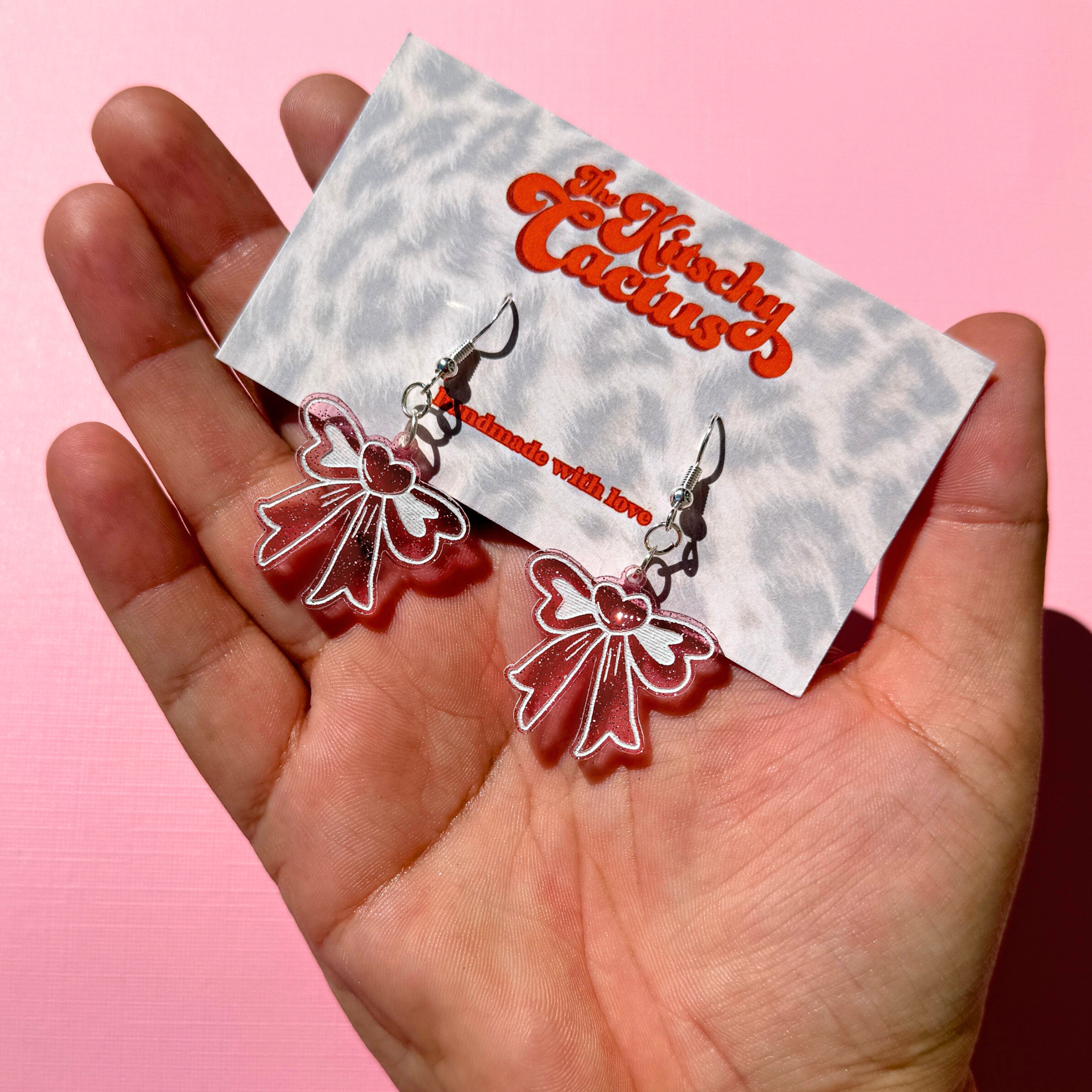 Bowtylicious (Mini)- Pink Glitter Bows