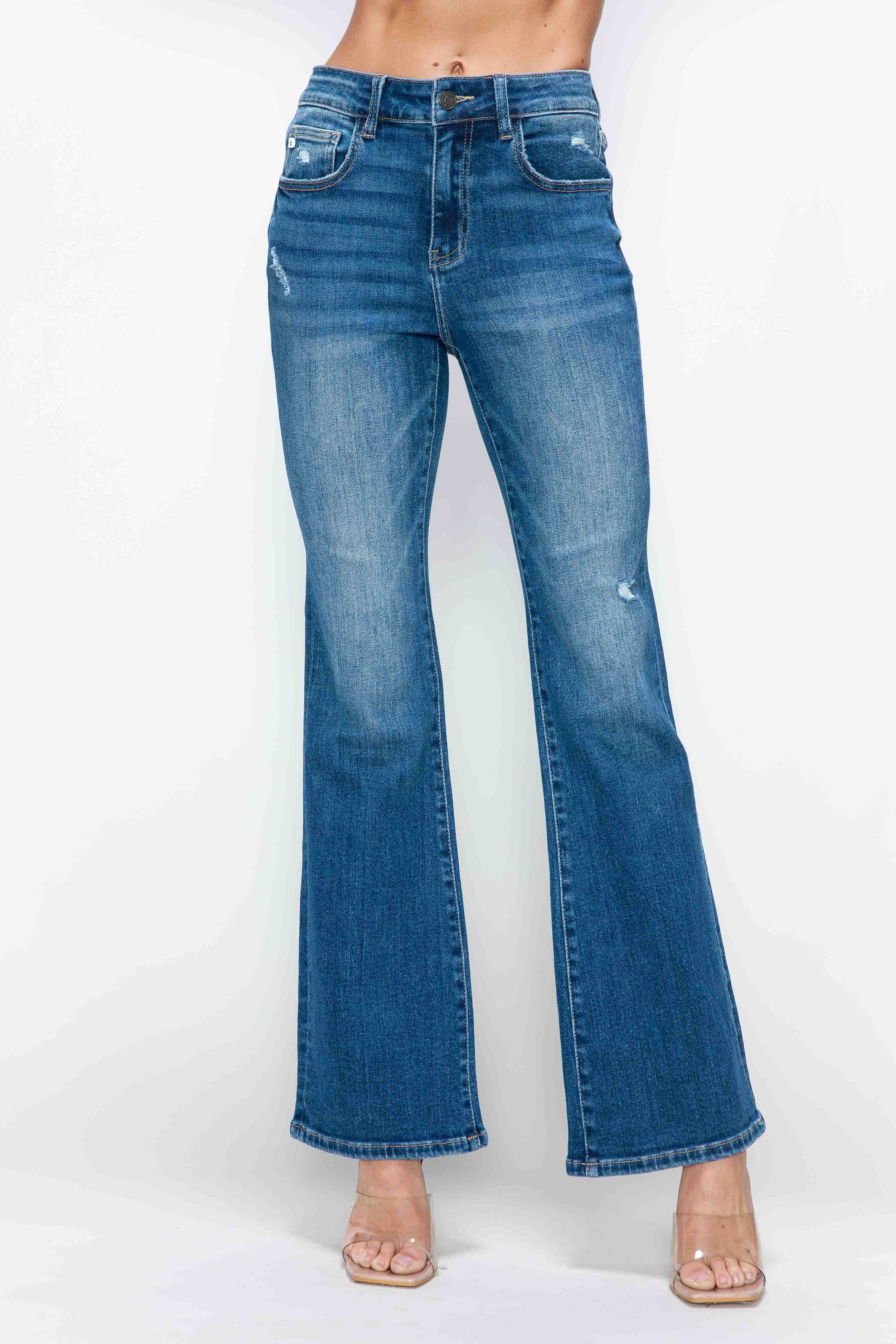 High Rise Boot Cut Jeans