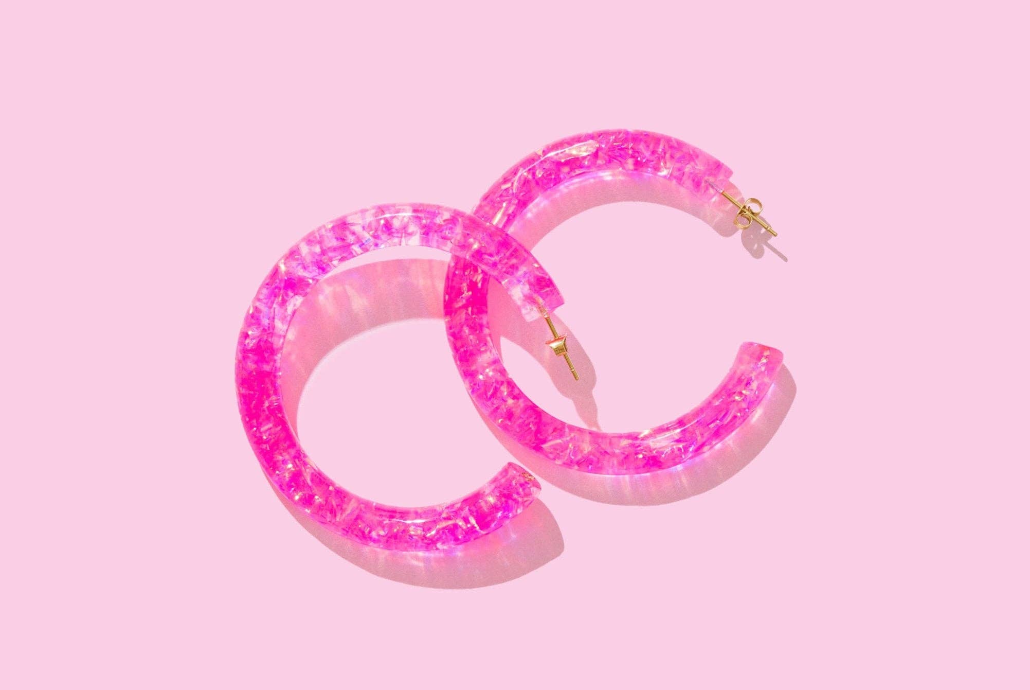 Confetti Hoop Earrings