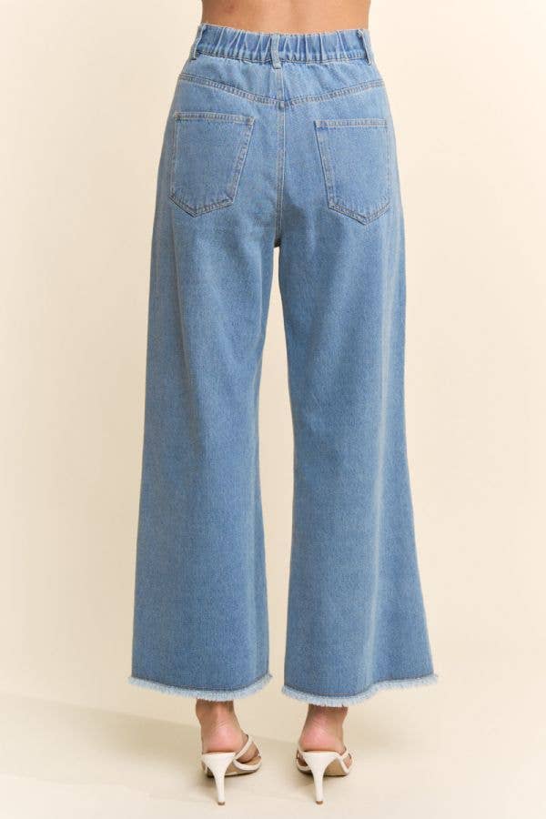 Flower Embroidered Jeans