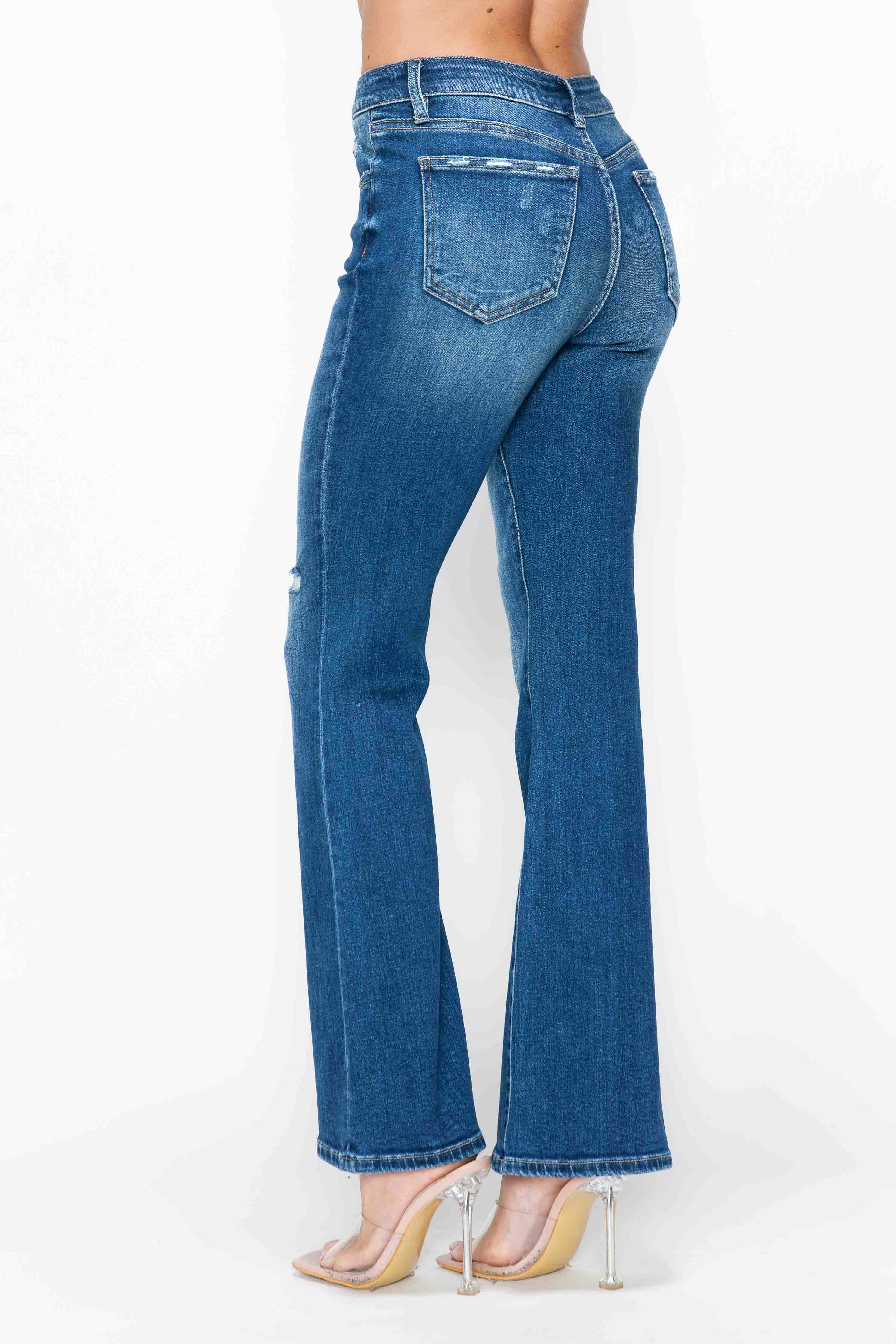 High Rise Boot Cut Jeans