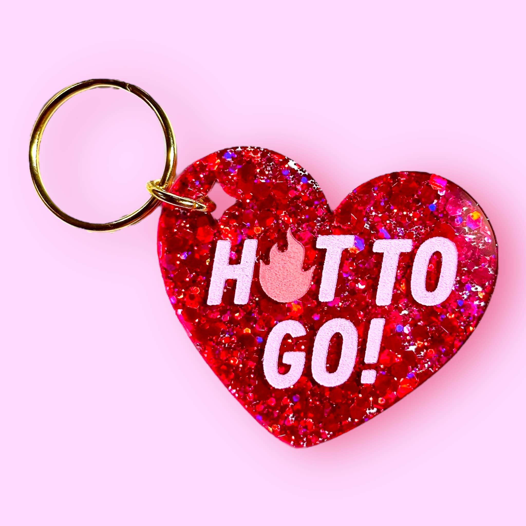 HOT TO GO Keychain (New Design!)