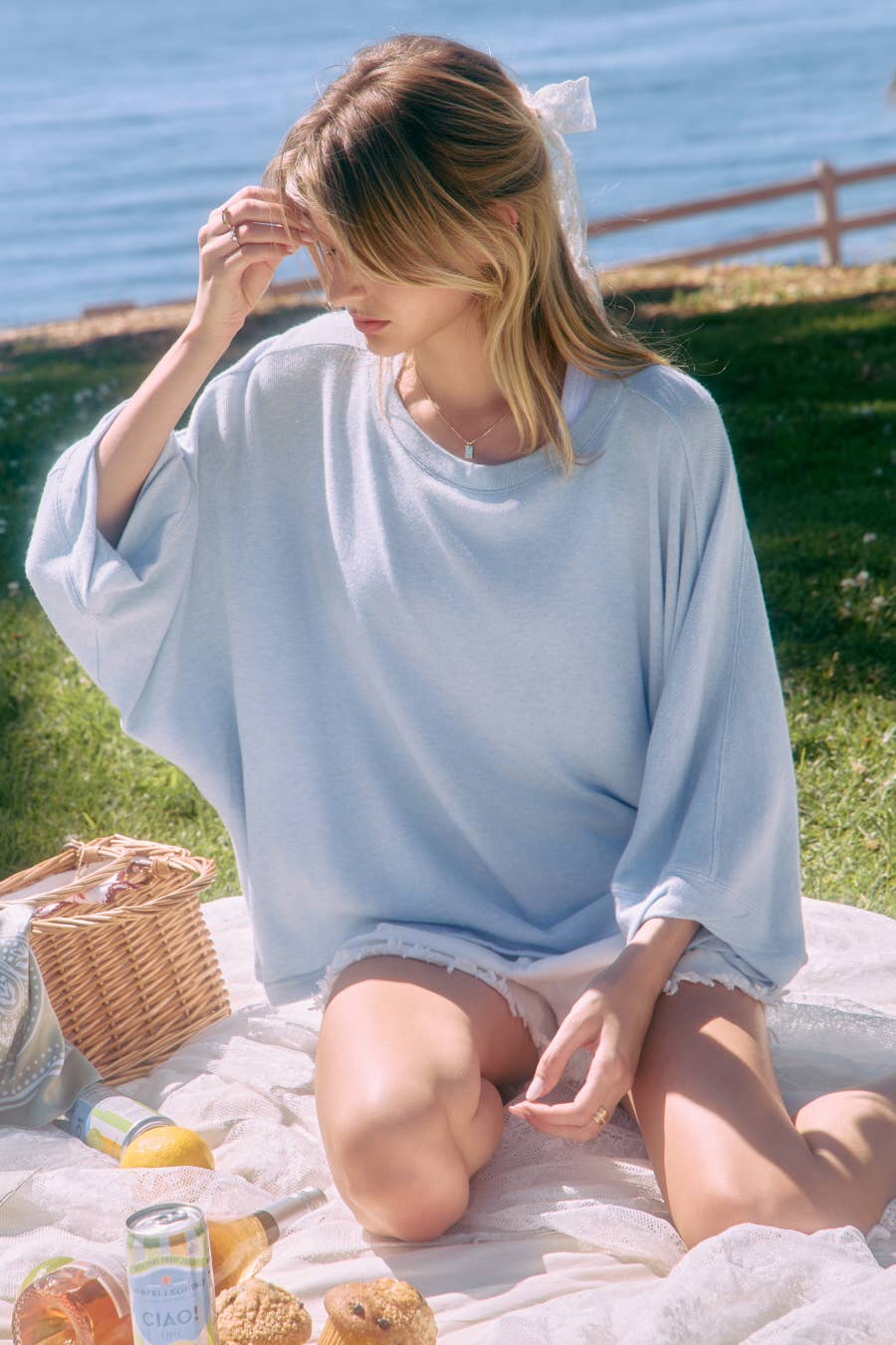 Soft Knit Loose-fit Pullover Top