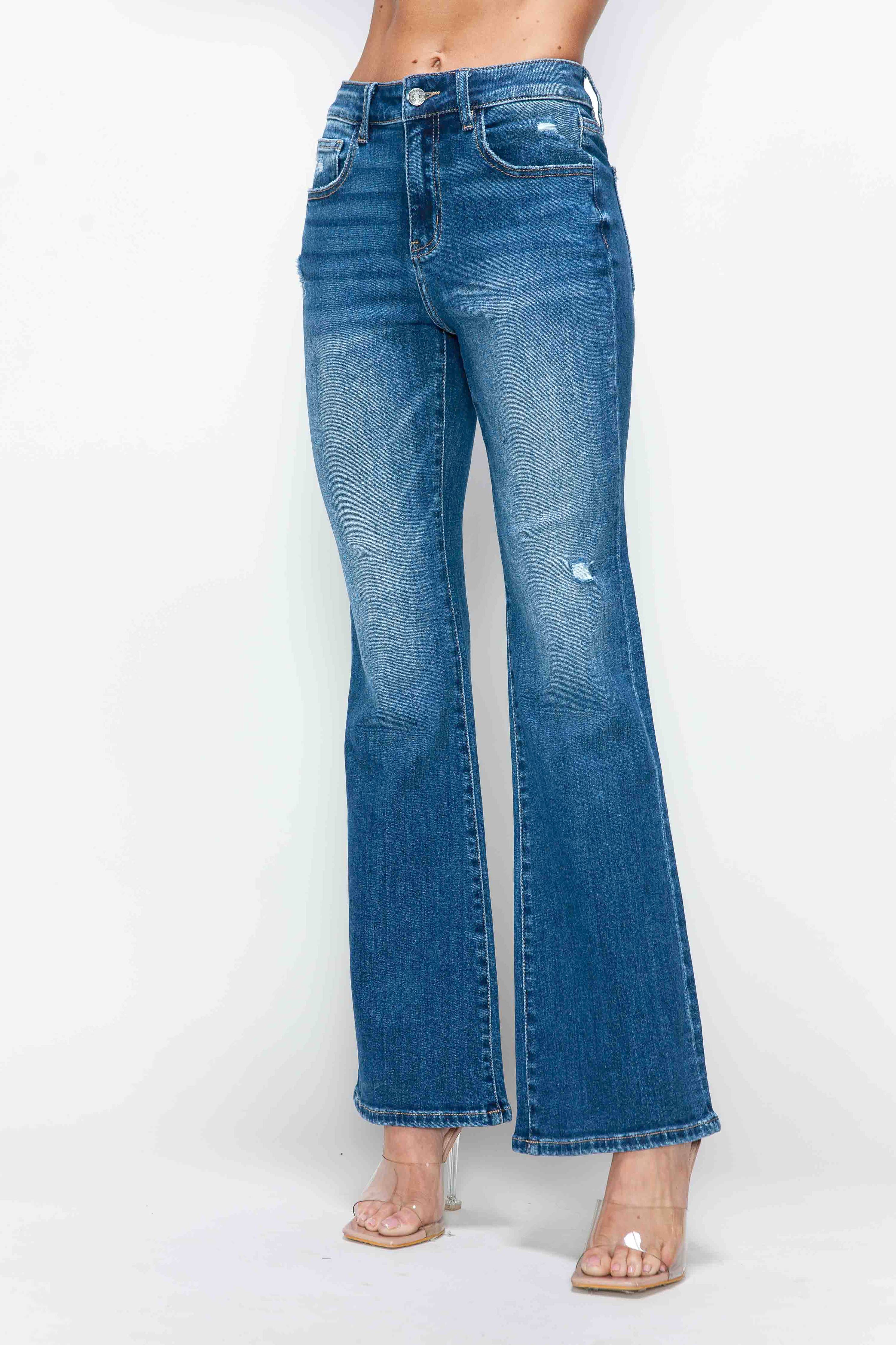 High Rise Boot Cut Jeans