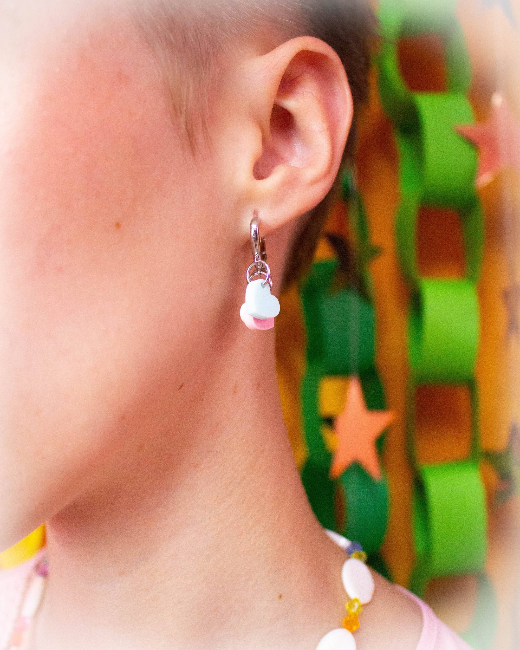Dainty Trio Heart Pride Earrings