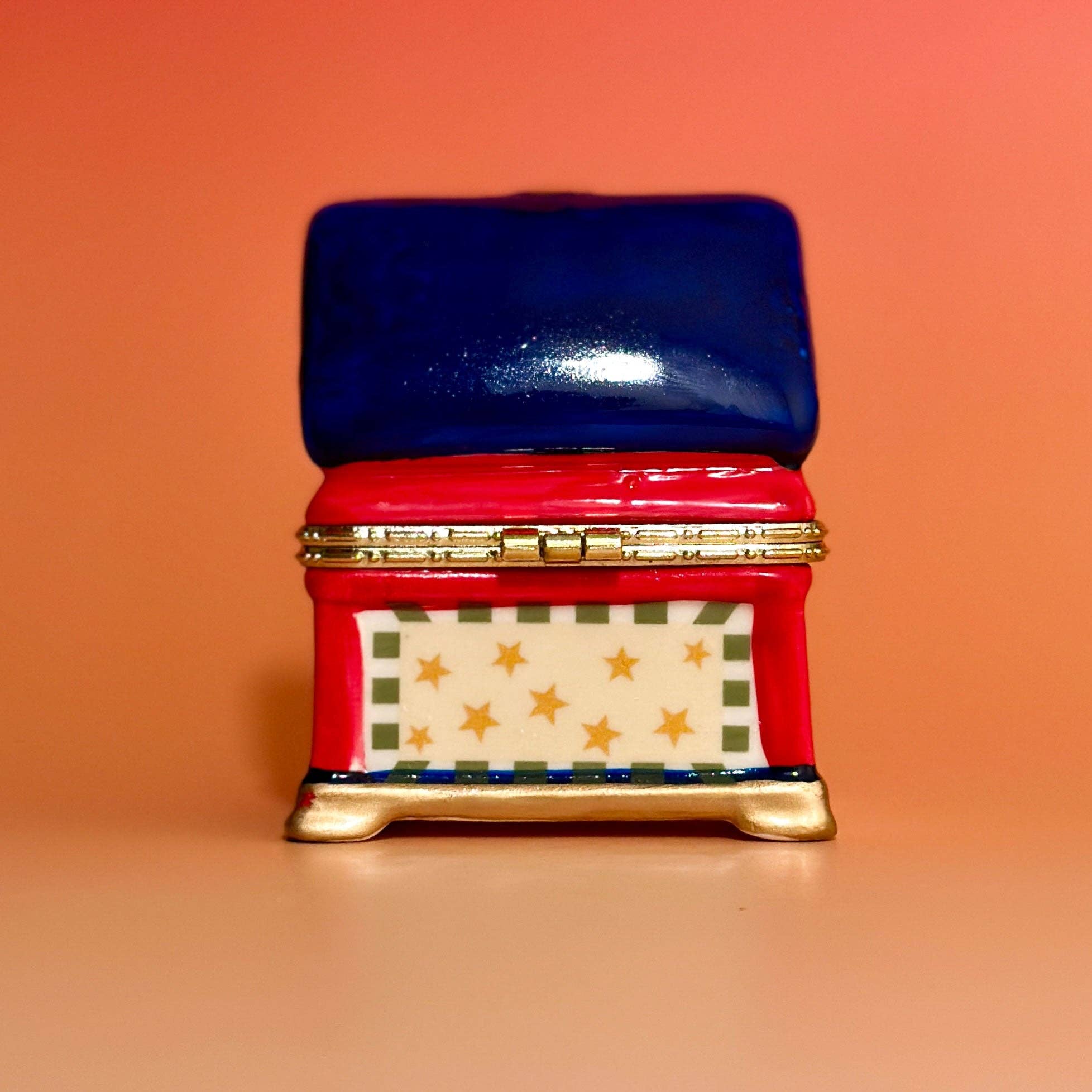 Toy Chest Hand Painted Trinket Box