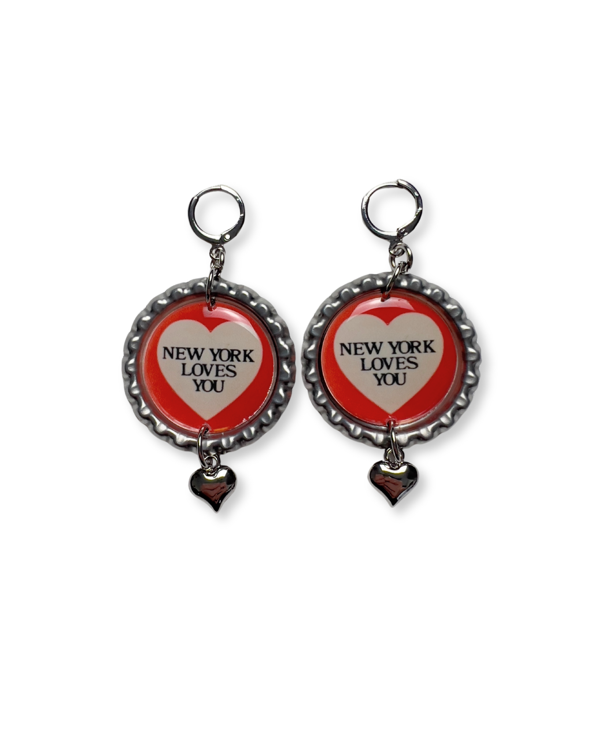 'New York Loves You' Dangle Earrings