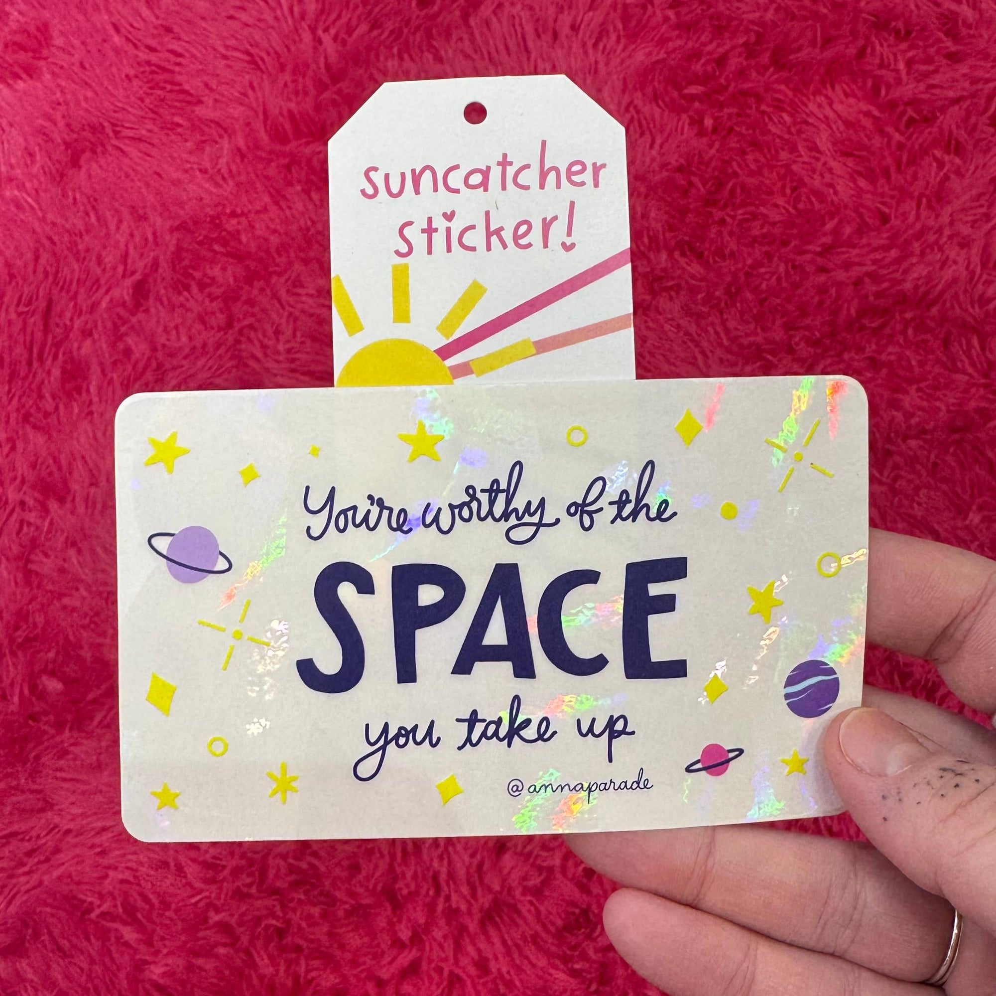 Space suncatcher sticker