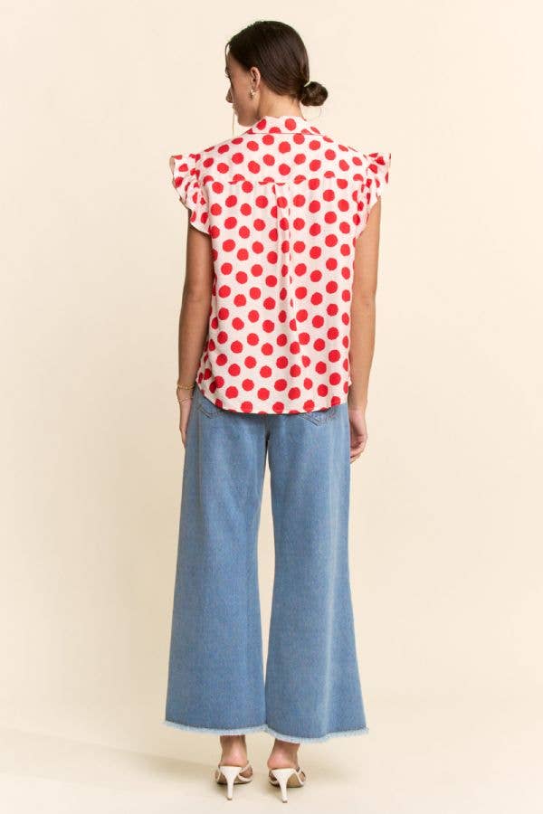 Flower Embroidered Jeans
