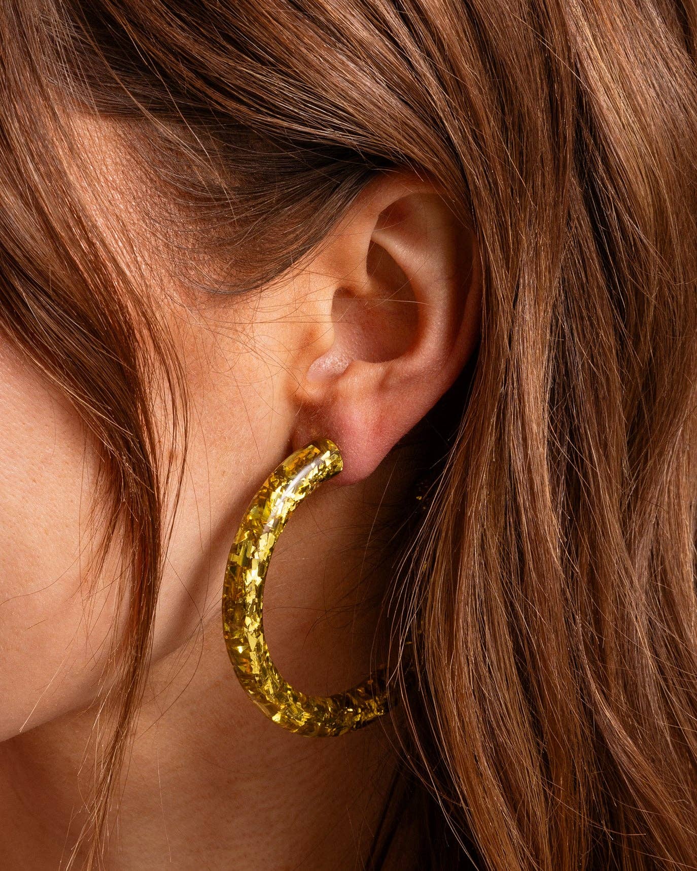 Confetti Hoop Earrings